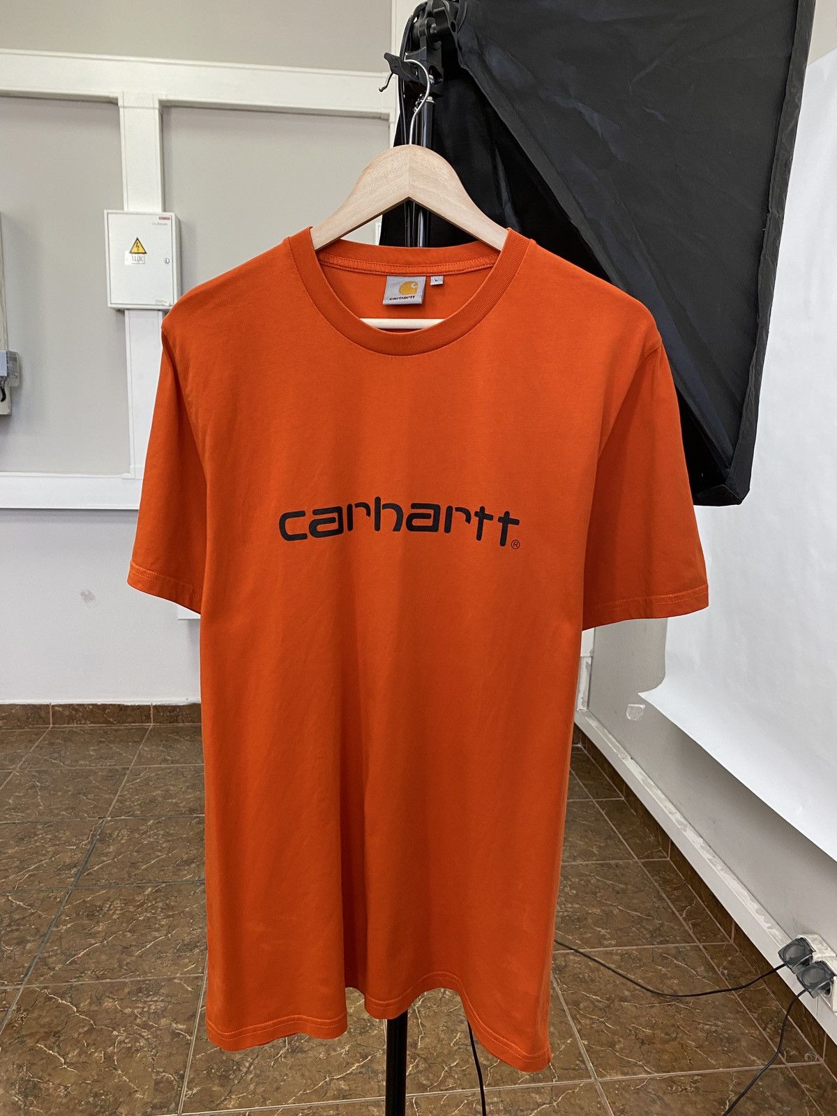 Carhartt × Carhartt Wip × Vintage 🇺🇸 Vintage 90s Carhartt T-Shirt Y2K Hype Rare Retro Size US L / EU 52-54 / 3 - 1 Thumbnail