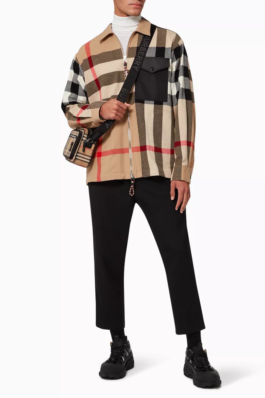 Burberry Panel Check Wool Cotton Shirt Size US S / EU 44-46 / 1 - 2 Thumbnail