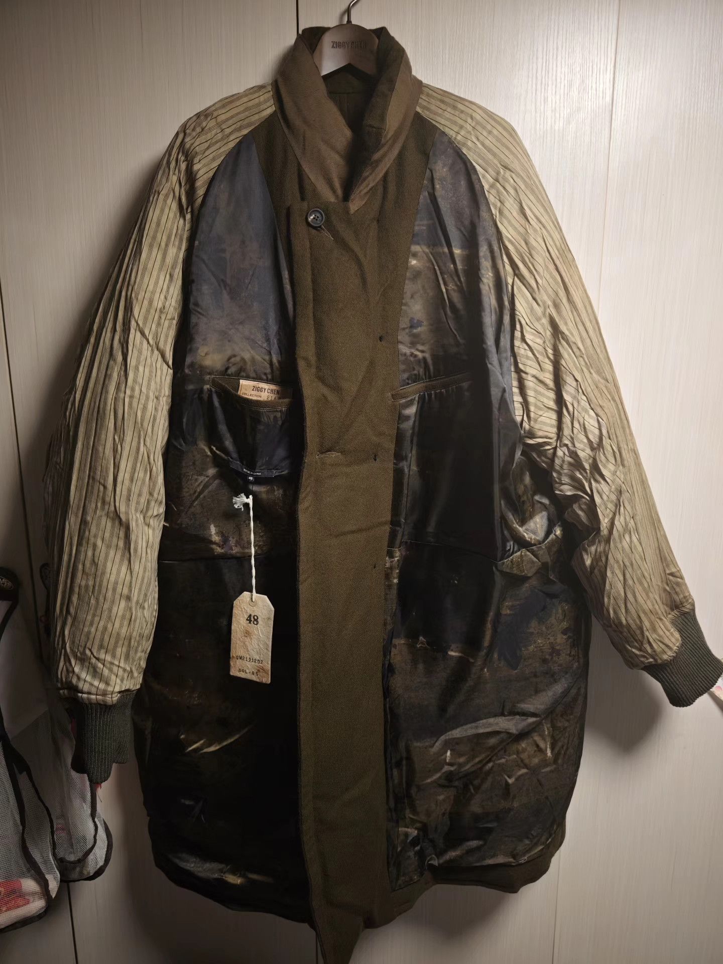 Ziggy Chen Long Double-Breasted Down Jacket