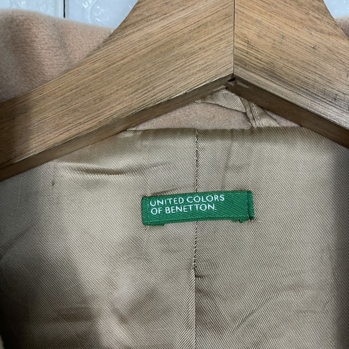 United Colors Of Benetton United Colors Of Benetton Brown Wool Long Coat Size S / US 4 / IT 40 - 16 Thumbnail