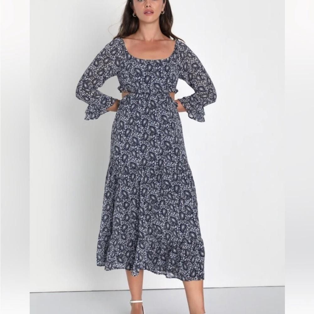Lulus Lulus l NWT Blissful Paisley Midi/Maxi Dress XS Size XS / US 0-2 / IT 36-38 - 9 Thumbnail