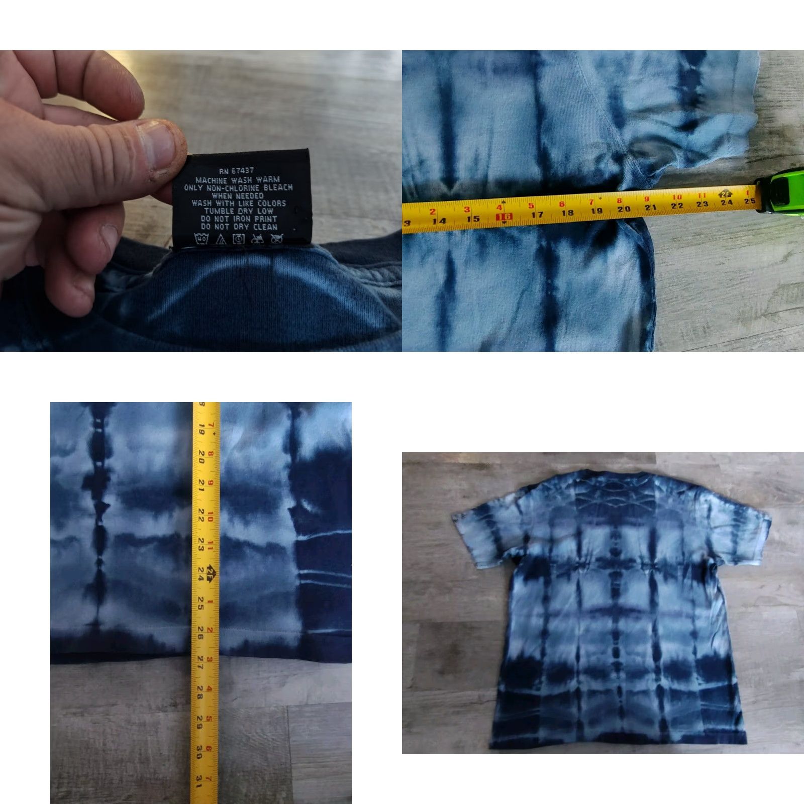 Ralph Lauren VINTAGE Ralph Lauren Men T-Shirt Size M Cotton Tie Dye Short Sleeve Blue 90s Y2K Made in USA Size US M / EU 48-50 / 2 - 8 Thumbnail