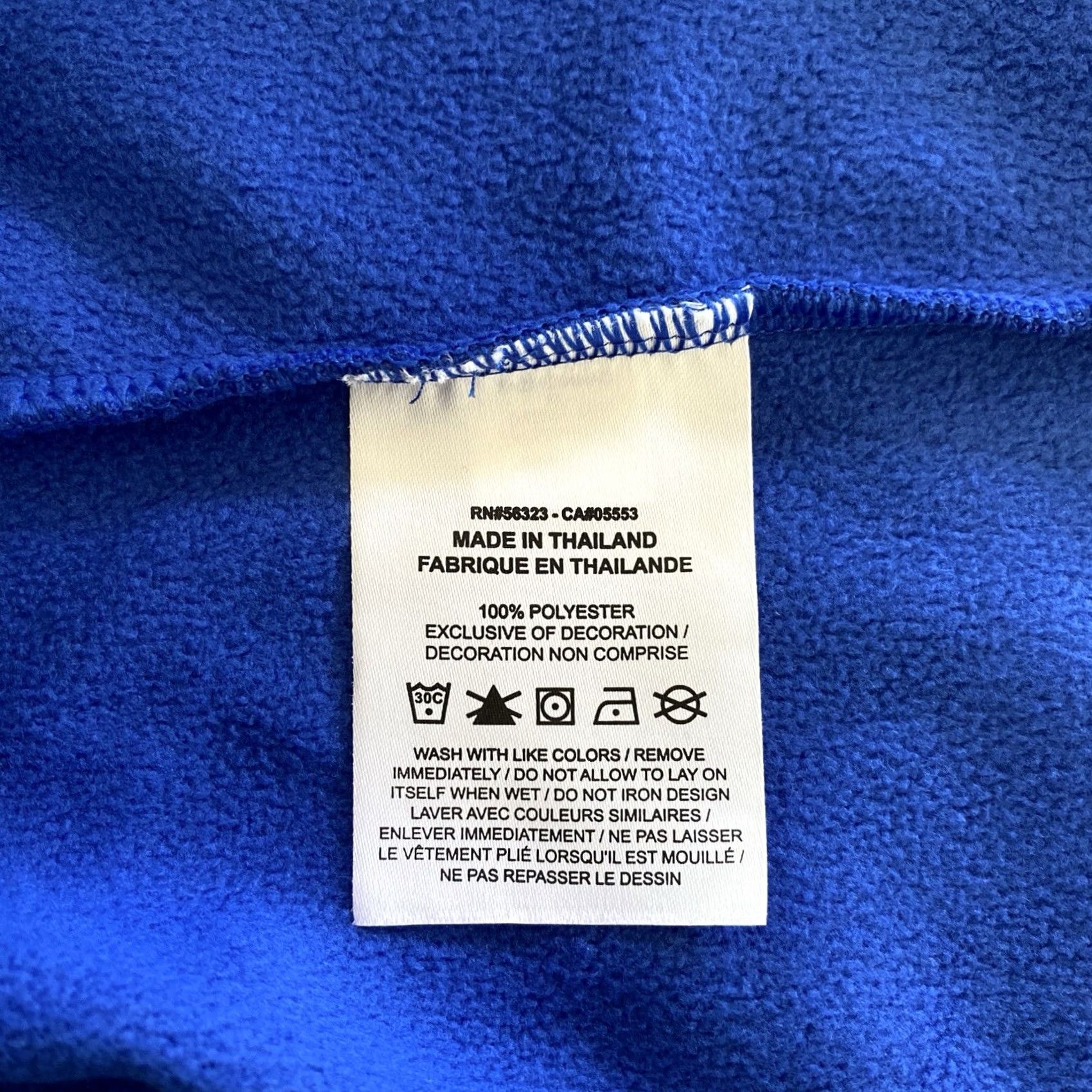 Nike Nike Golf Pullover Mens XL Blue Fleece 1/4 Zip Pebble Beach Size US XL / EU 56 / 4 - 5 Thumbnail
