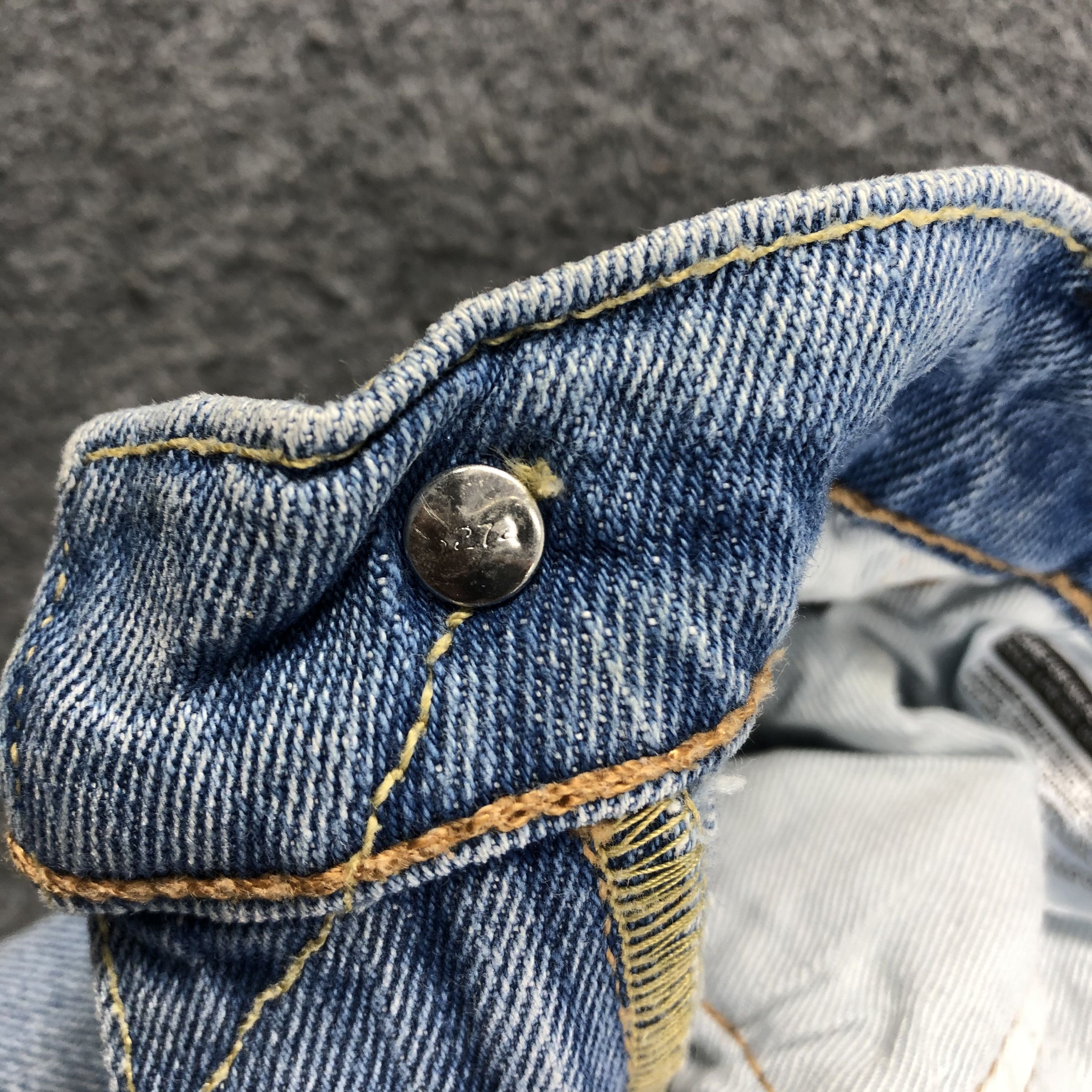Levi's Vintage Levis 511 Jeans Light Washed Denim KJ473 Size US 33 - 8 Thumbnail