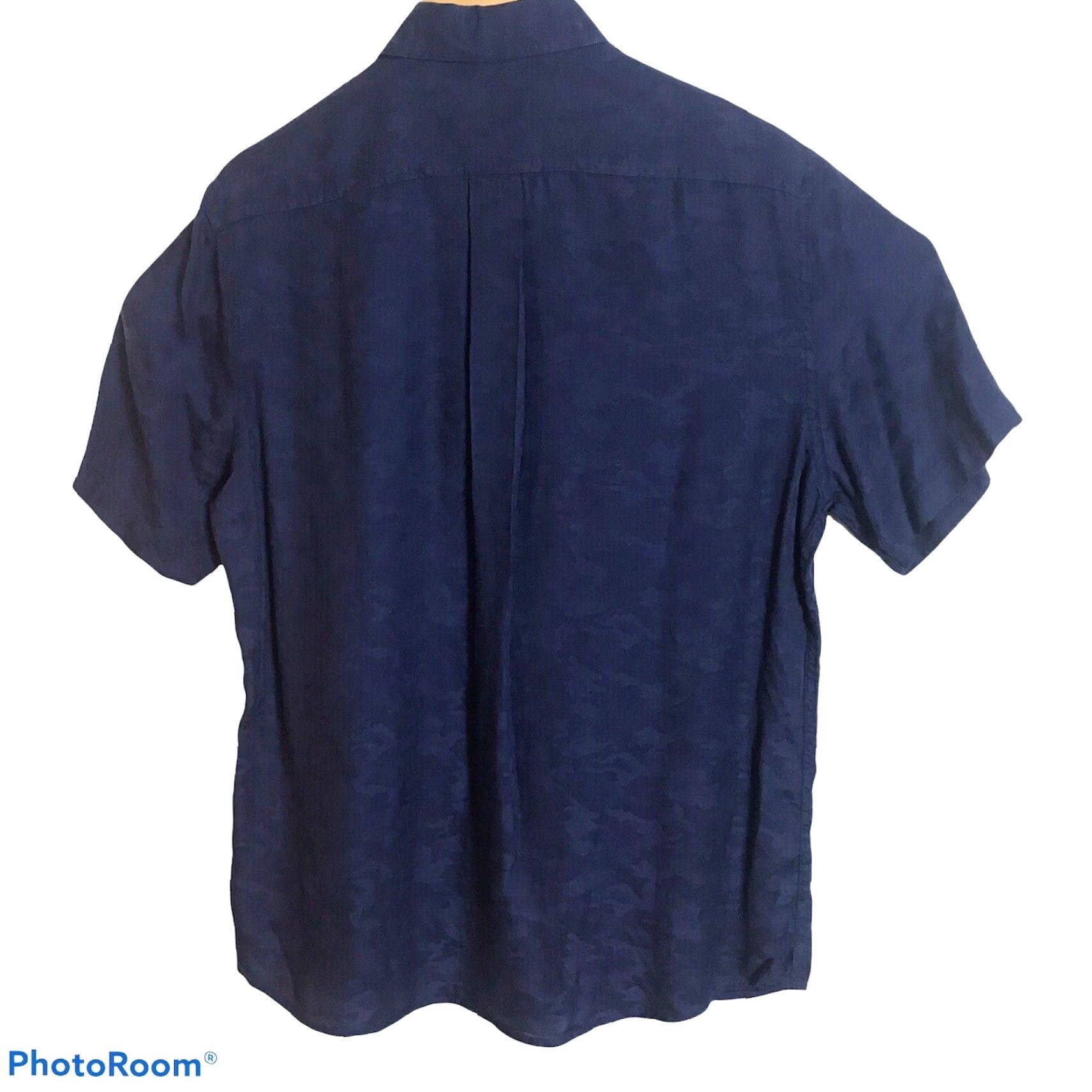 Southern Tide Southern Tide Shirt Mens Large Dock CAMO PRINT Button Up True Navy NEW Size US L / EU 52-54 / 3 - 5 Thumbnail