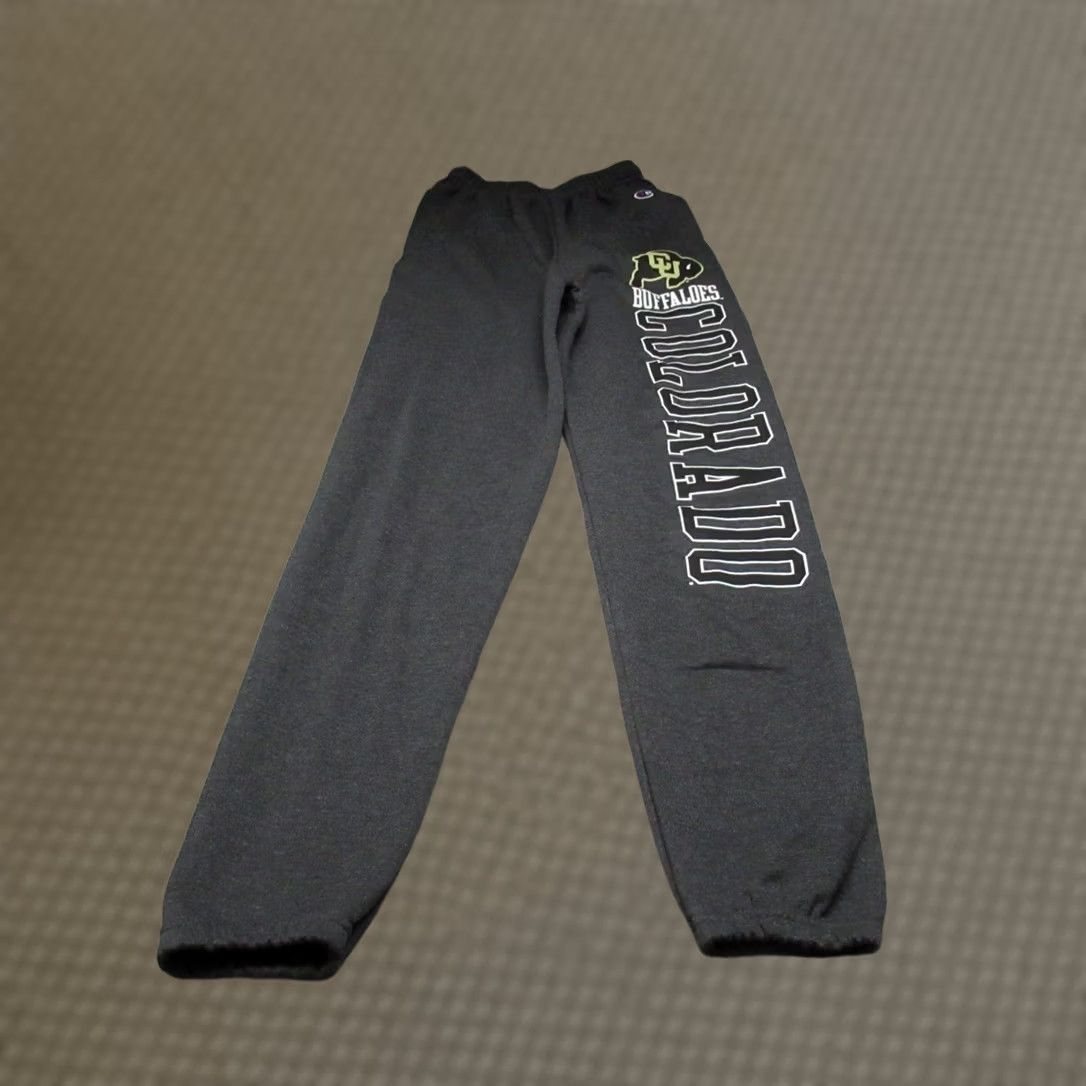 Champion Champion Colorado Buffaloes Sweatpants Mens XS Gray Jogger Fleece 4 NEW 20x30 Size US 27 - 1 Thumbnail