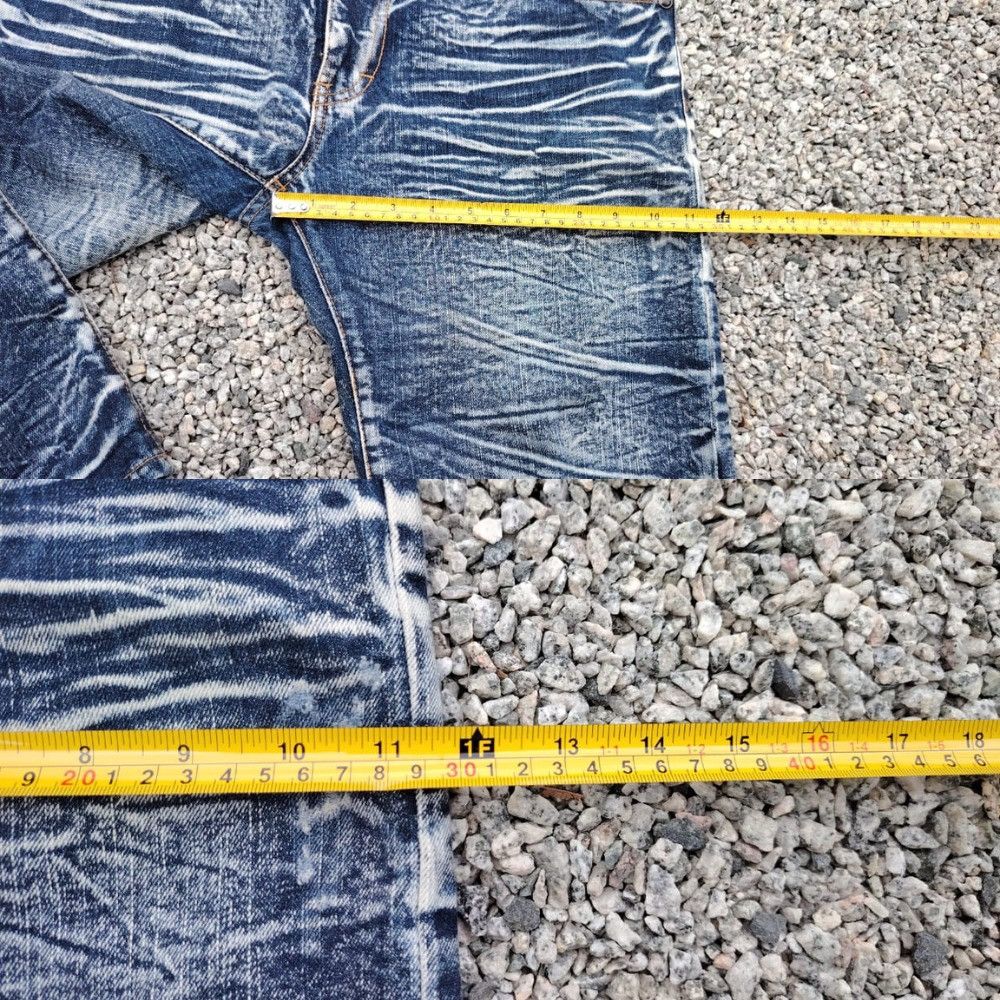 Japanese Brand Japanese Brand Original Acid Wash Blue Jeans Distressed Punk Size US 37 - 11 Thumbnail