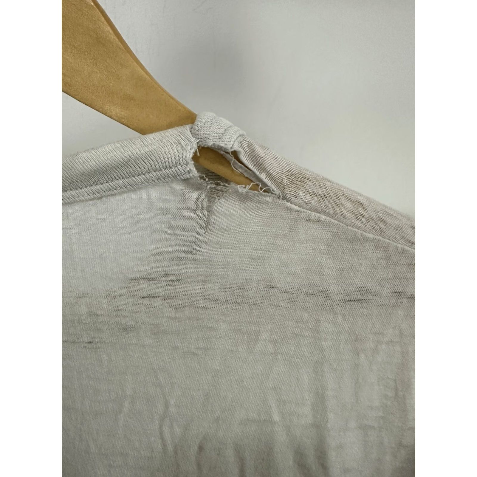 Vintage Spruce T-Shirt White L VTG 60s 70s Mayo Spruce Super Worn Paper Thin Burnout Distressed Mens Short Sleeve Rockabilly 60s Grind Size US L / EU 52-54 / 3 - 8 Thumbnail