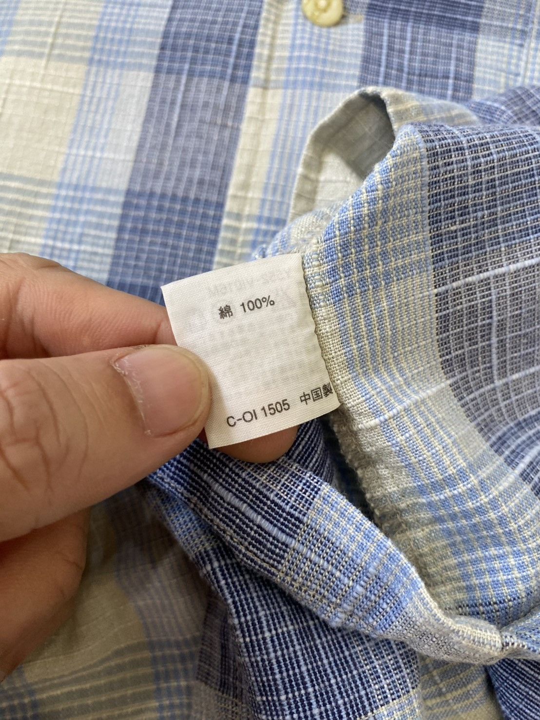 Vintage Vintage Break Off Plaid Shirt Size US L / EU 52-54 / 3 - 6 Thumbnail