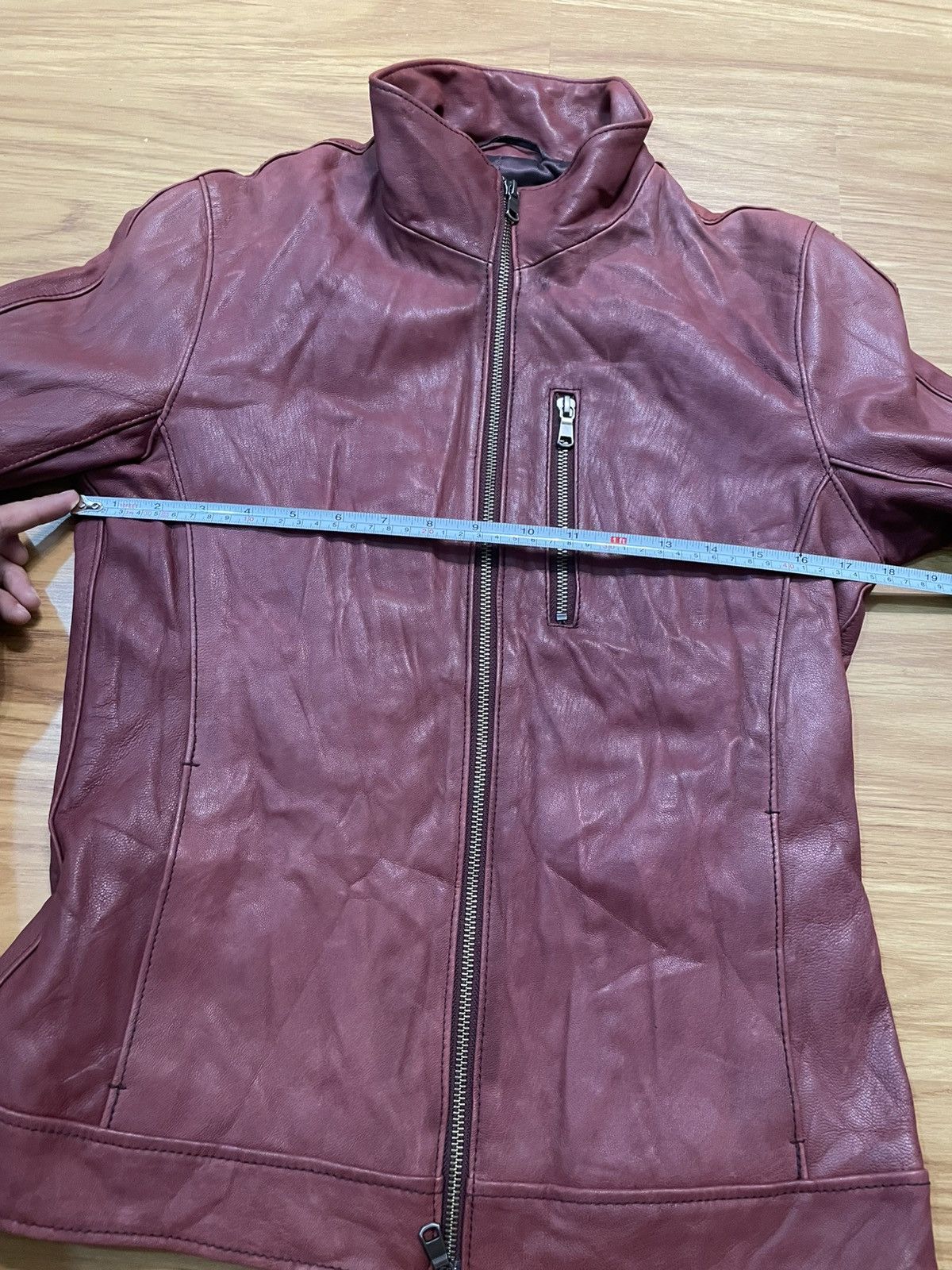 Tete Homme Tete Homme Japan Minimal Biker Leather Jacket (Goat Skin) Size US M / EU 48-50 / 2 - 7 Thumbnail