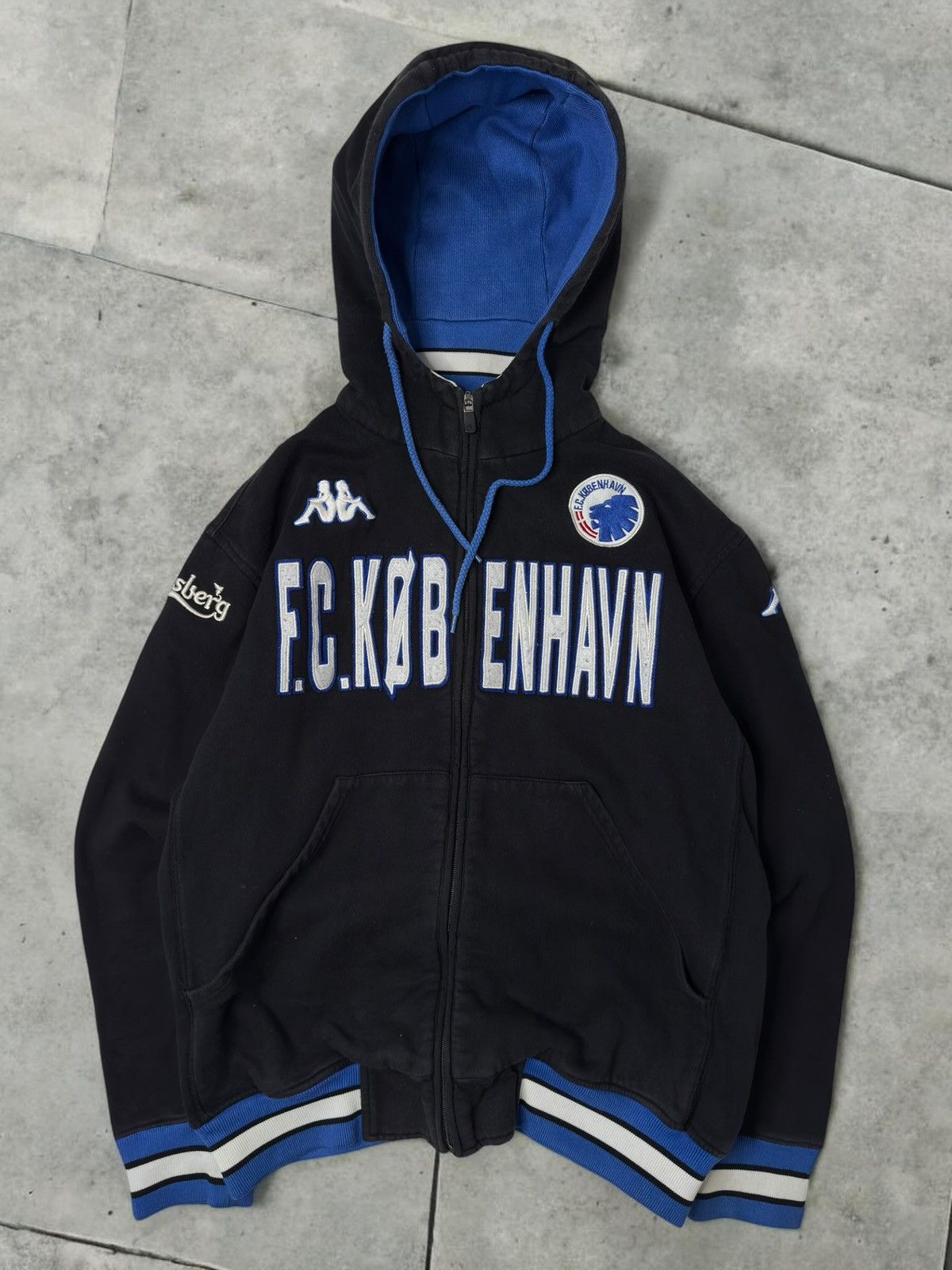 Kappa Vintage rare FC København hoodie blokecore jersey 90s retro Size US M / EU 48-50 / 2 - 1 Thumbnail