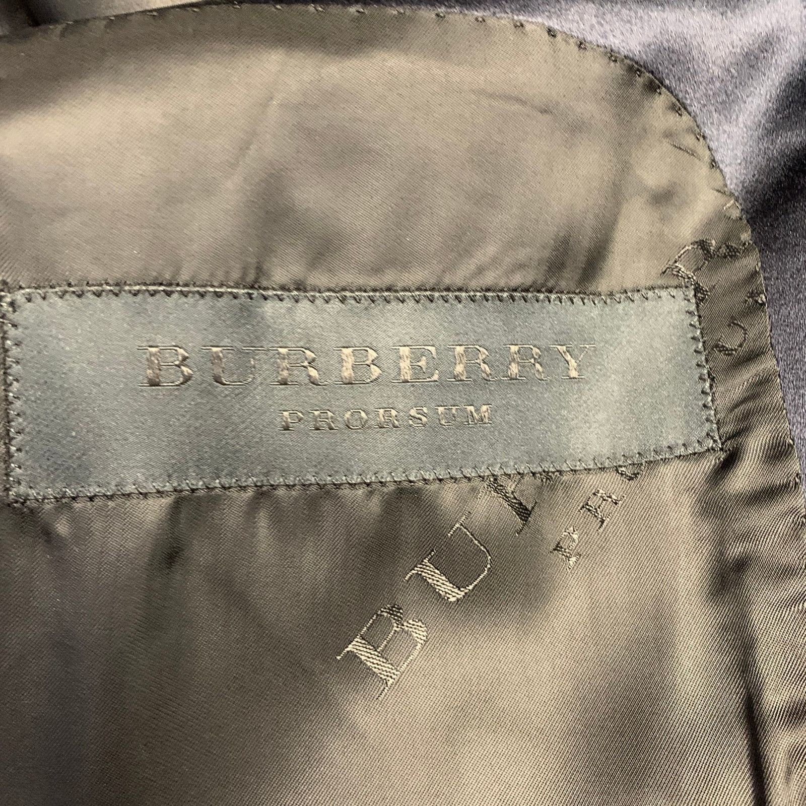 Burberry Prorsum BURBERRY PRORSUM Size 40 Navy Wool Notch Lapel Tuxedo Size 40R - 8 Thumbnail
