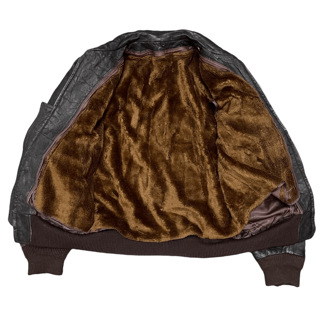 Japanese Brand Vintage Bahron Leather Wear Bomber Jacket Size US M / EU 48-50 / 2 - 7 Thumbnail