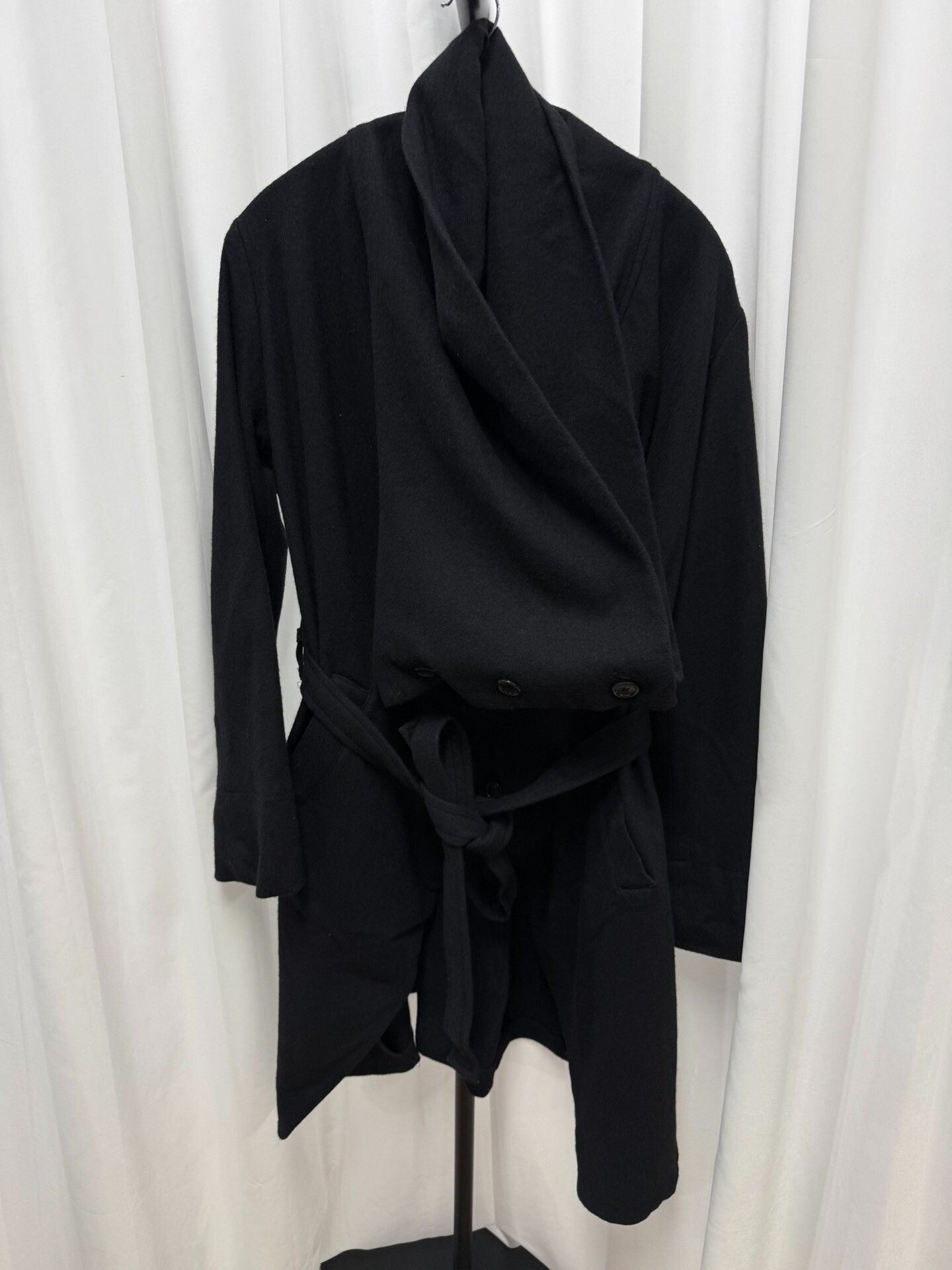 Ann Demeulemeester Ann Demeulemeester Wool Blend Coat Size XXS / US 00 / IT 34 - 1 Thumbnail