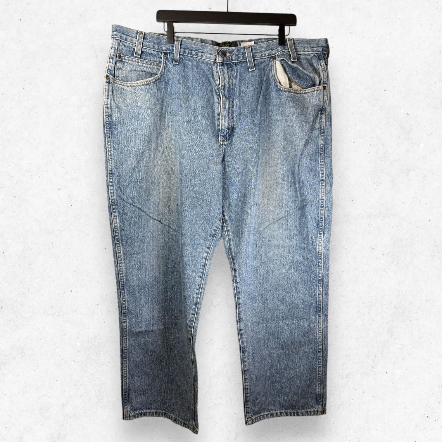 Wrangler Wrangler/Red Head 2 Work Jeans Men's 44x30 Fair Condition Size US 44 / EU 60 - 4 Thumbnail