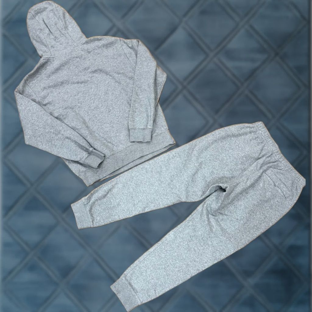 Nike Nike Sportswear Club Fleece Gray Hoodie & Pants Set Men’s Small/Medium Sweatsuit Size US S / EU 44-46 / 1 - 1 Thumbnail