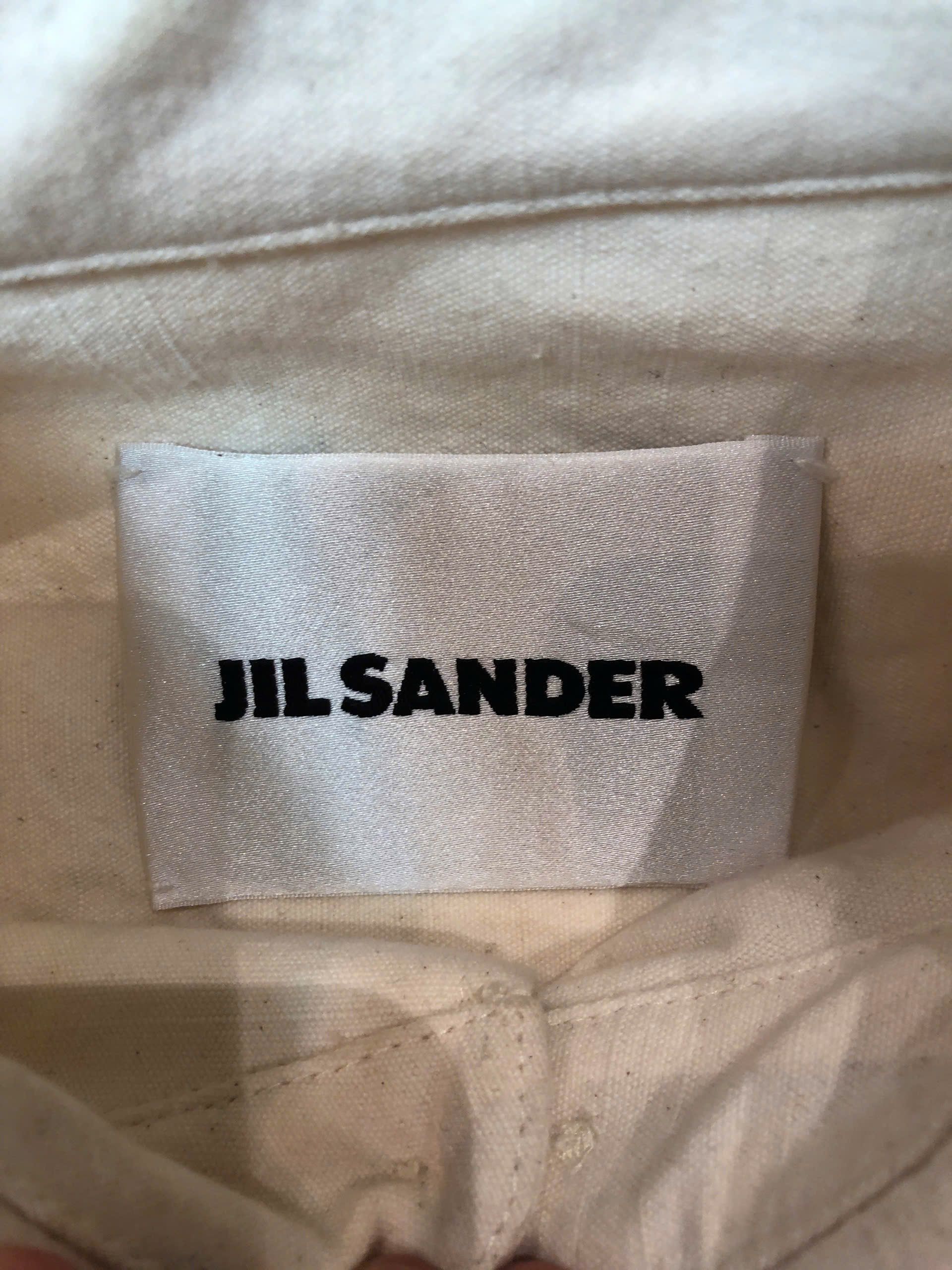 Jil Sander Beige Short Sleeve Button-Up Shirt Size US S / EU 44-46 / 1 - 2 Thumbnail