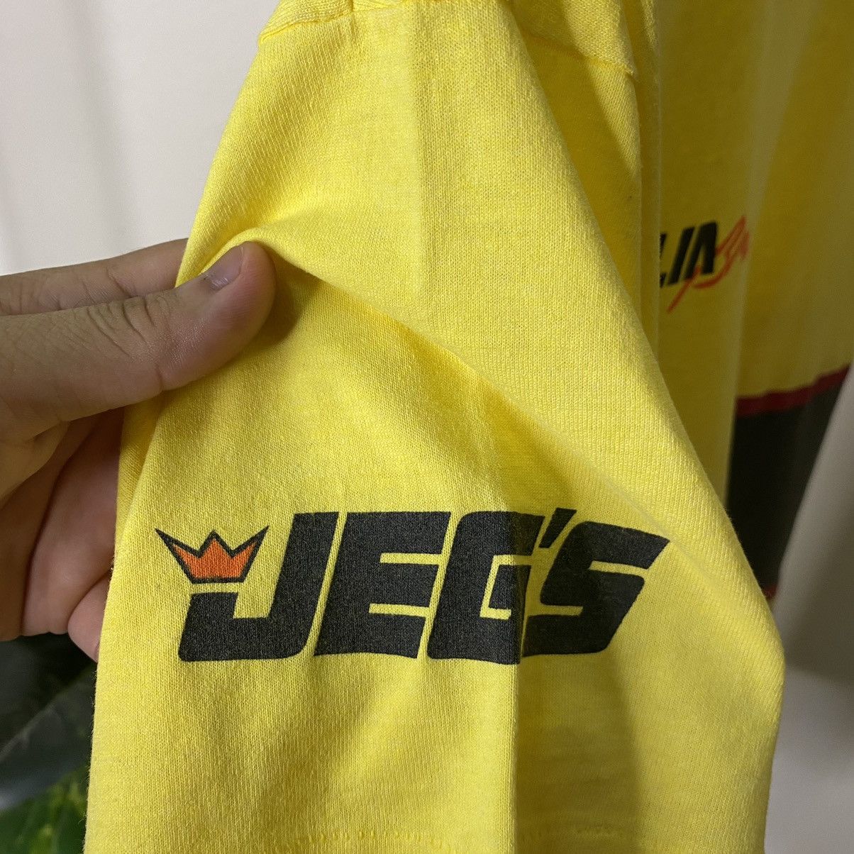 Vintage Vintage 1990s Coughlin Racing Jegs High Perfomance Parts Tee Size US L / EU 52-54 / 3 - 3 Thumbnail