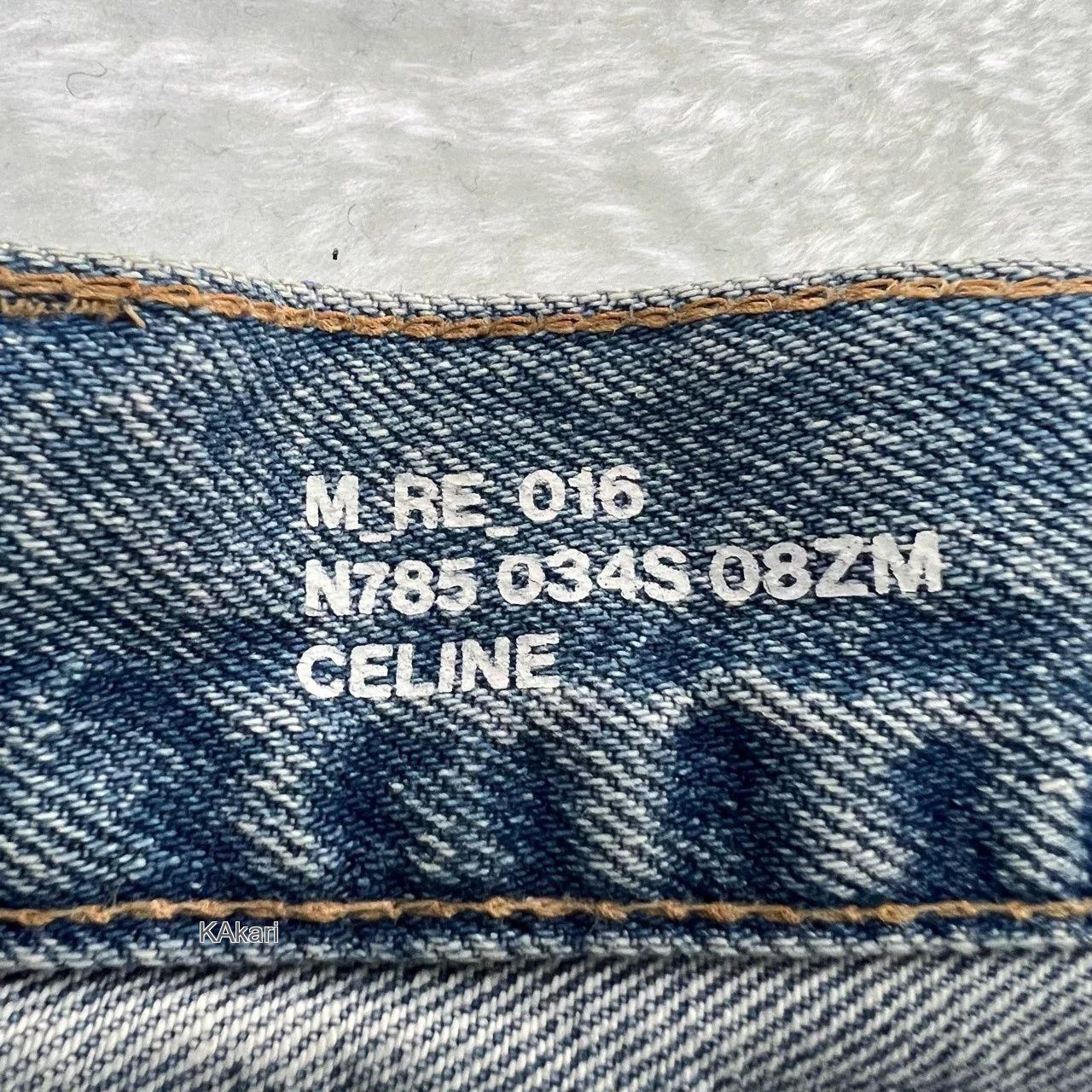 Celine Celine Blue Washed Jeans Size US 33 - 4 Thumbnail