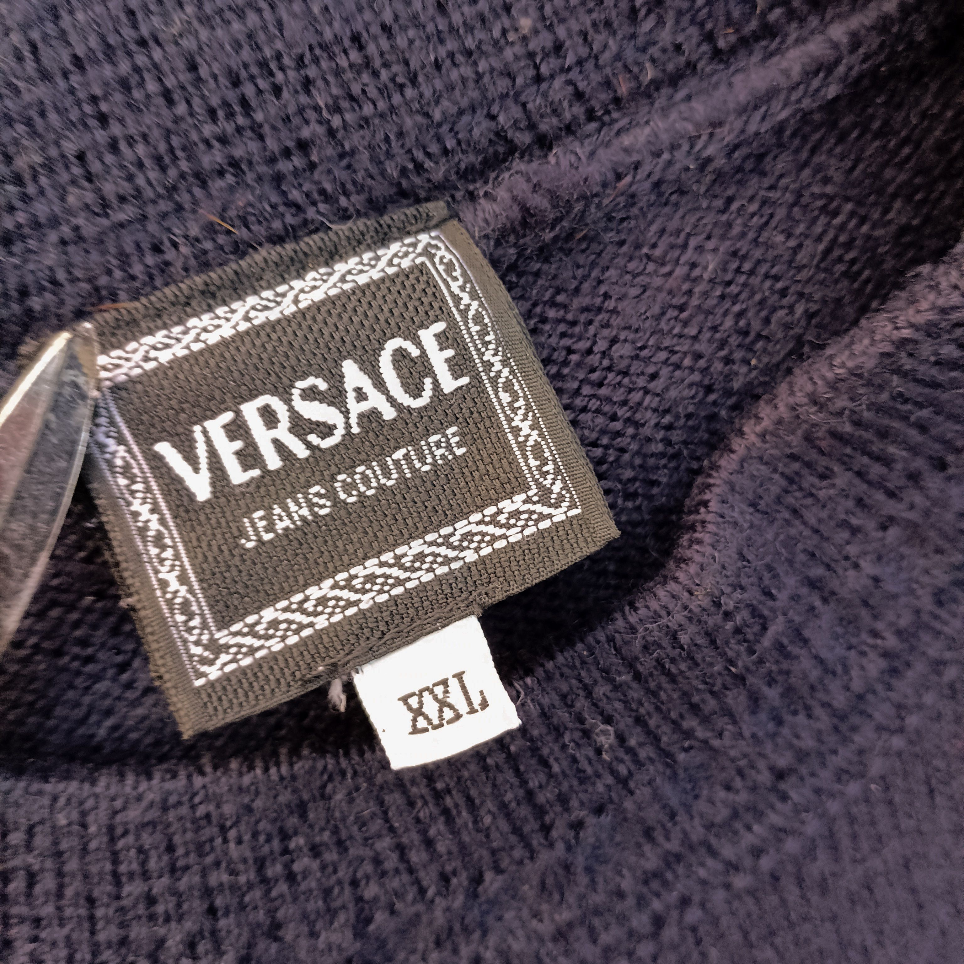 Versace × Versace Jeans Couture × Vintage vintage versace jeans couture sweater wool jumper Size US XXL / EU 58 / 5 - 3 Thumbnail