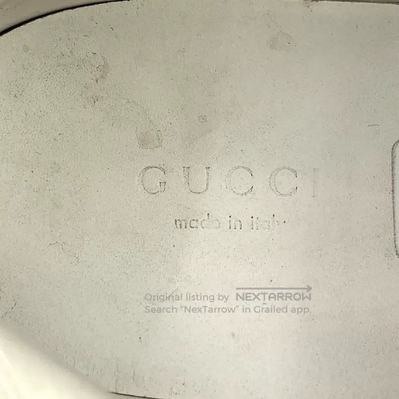 Gucci Gucci White five-pointed star striped webbing casual lace- Size US 5.5 / IT 35.5 - 7 Thumbnail