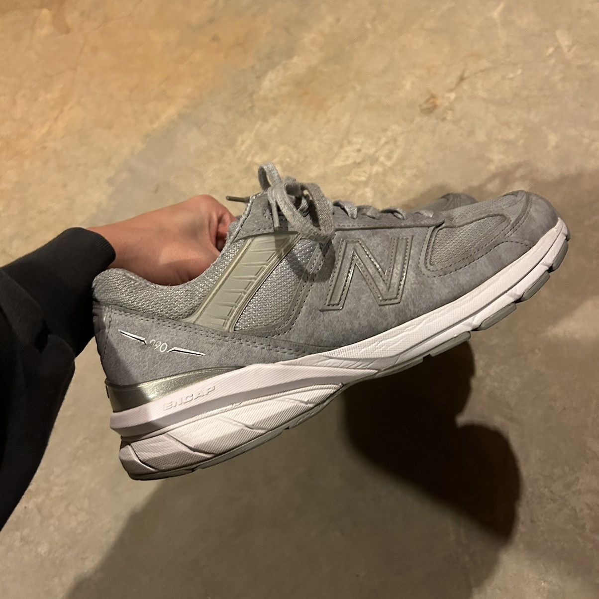 New Balance New Balance 990v5 Grey White US 10.5 Made in USA 🇺🇸 Size US 10.5 / EU 43-44 - 5 Thumbnail