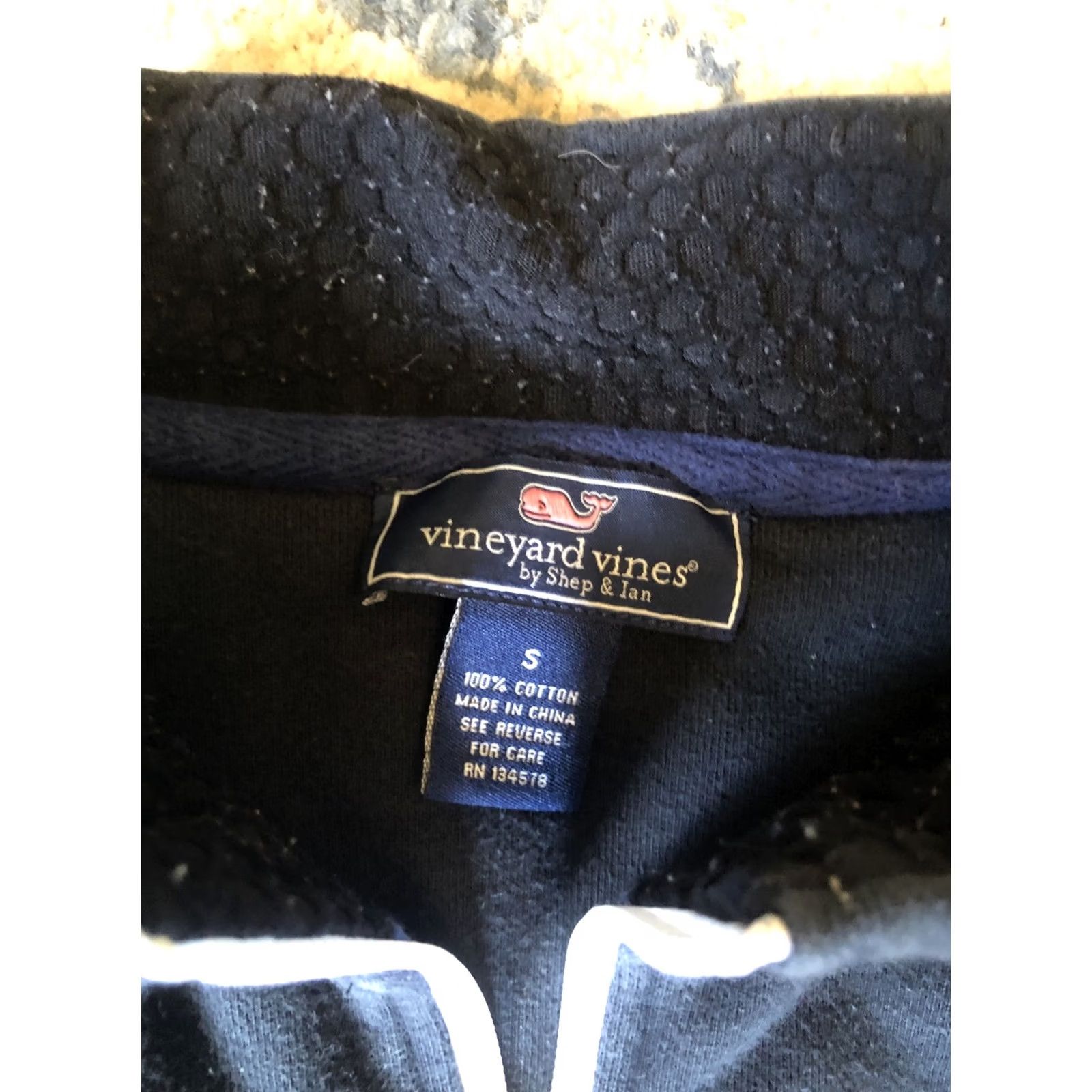 Vineyard Vines Vineyard Vines Sweater Vest 1/4 Zip Navy Men’s Size S Golf Shirt/Vest Size US S / EU 44-46 / 1 - 2 Thumbnail