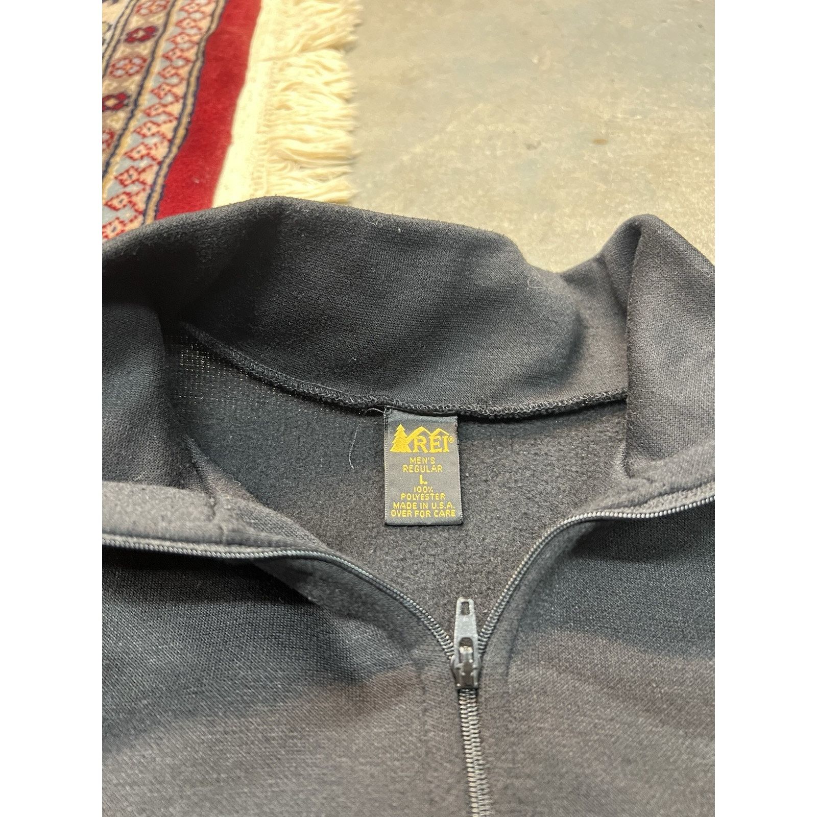 Rei Vintage REI Quarter Fleece Jacket 1/4 Zip Men's L Black USA Size US L / EU 52-54 / 3 - 4 Thumbnail