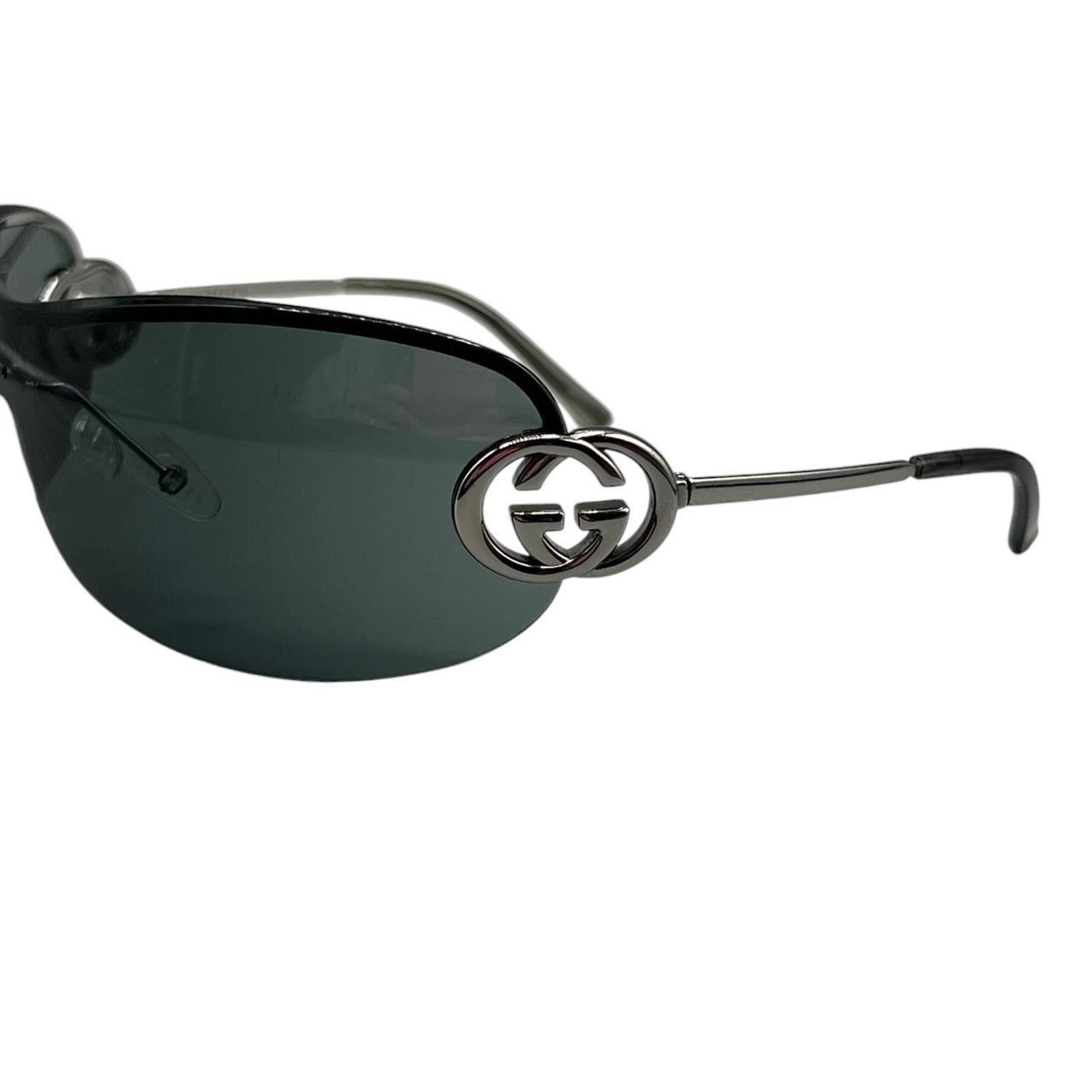 Gucci Rare Archive Gucci Tom Ford Rimless Logo Shield Sunglasses Size ONE SIZE - 4 Thumbnail