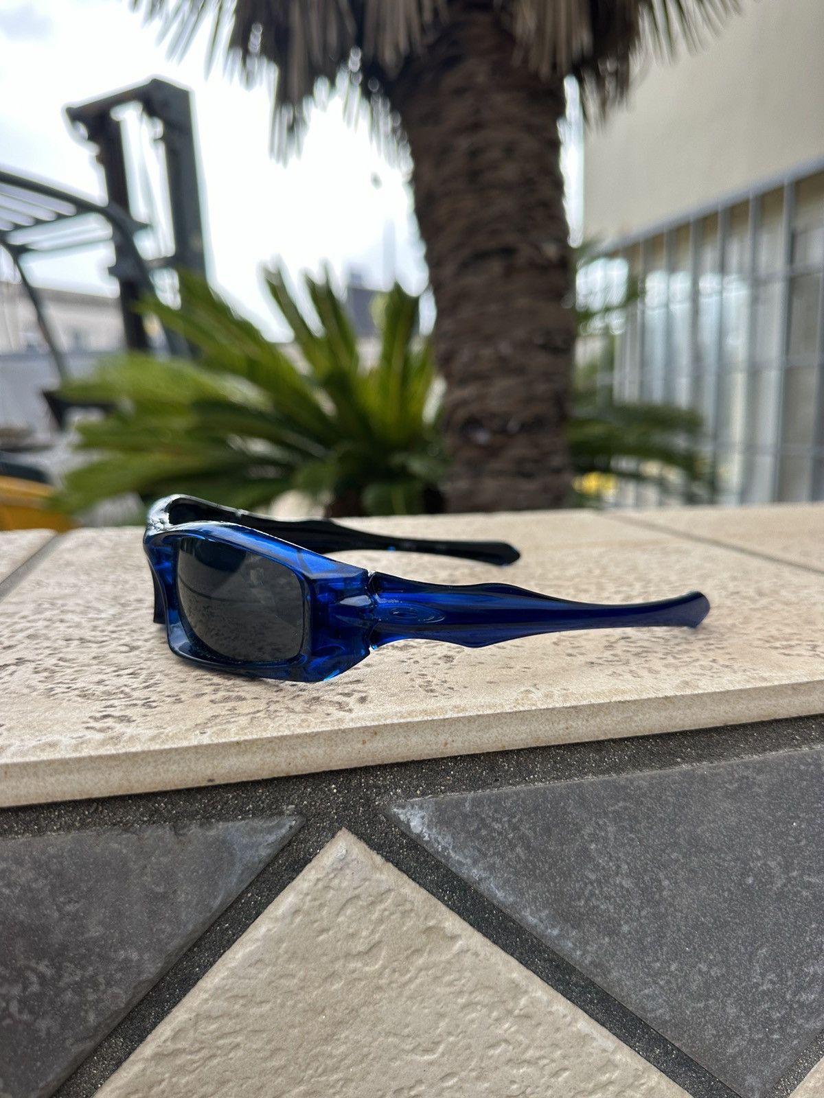 Oakley Oakley Sunglasses Blue 6635 Size ONE SIZE - 3 Thumbnail