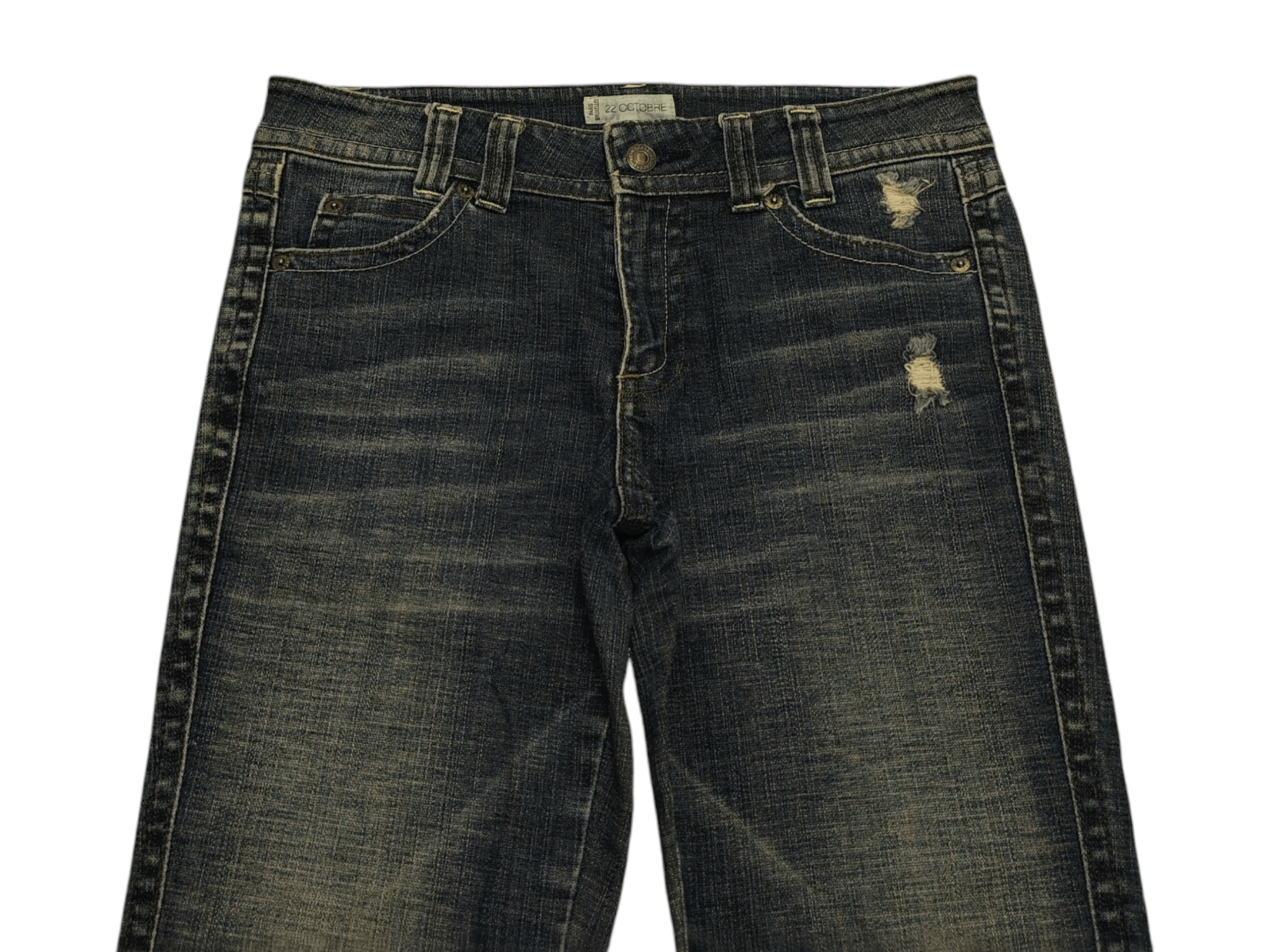 Le Grande Bleu (L.G.B.) Japanese 22 octobre Flared Jeans Bootcut Size 30" / US 8 / IT 44 - 3 Thumbnail