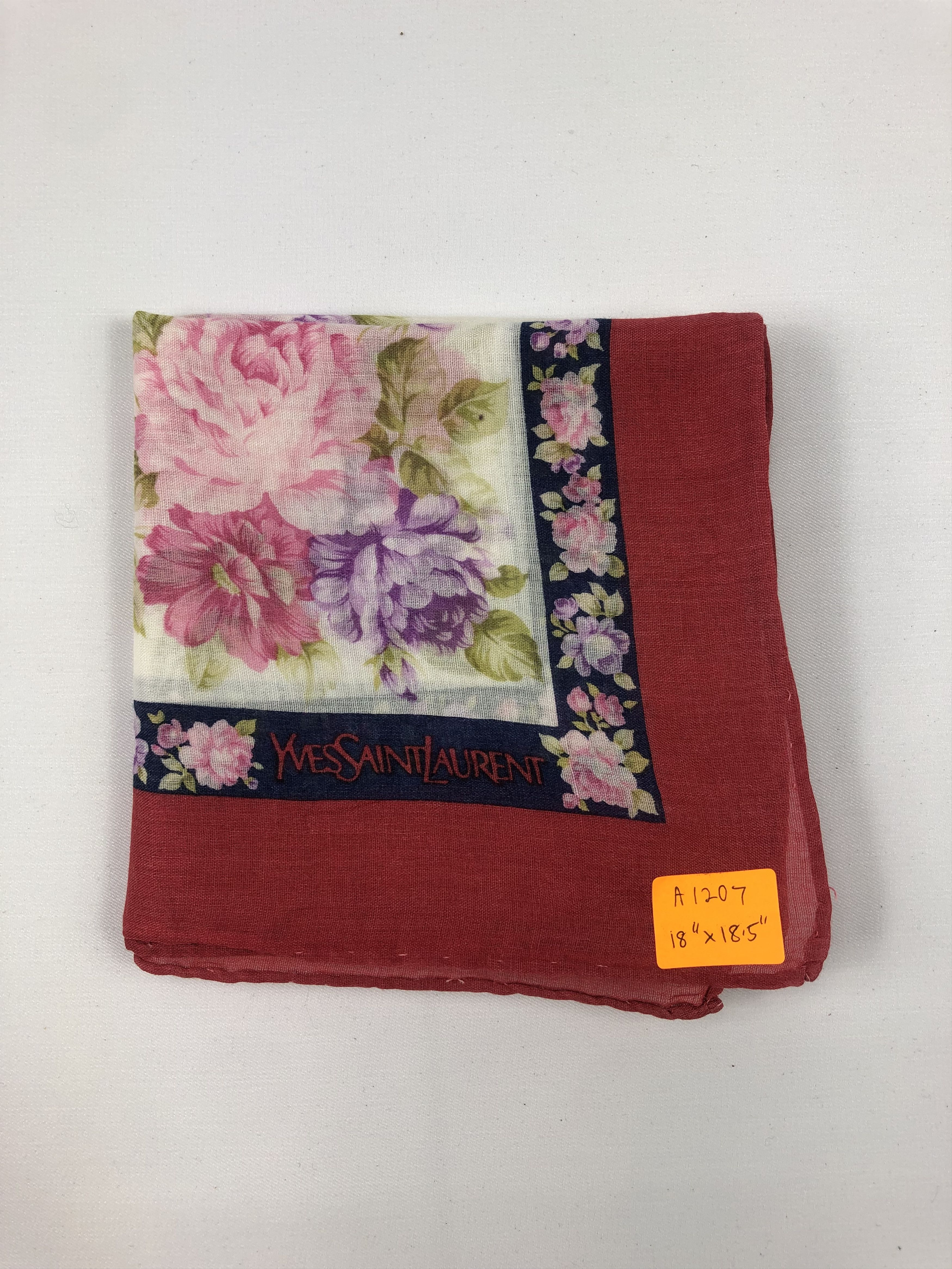 Yves Saint Laurent Yves Saint Laurent Handkerchief / Bandana / Neckerchief Size ONE SIZE - 6 Thumbnail