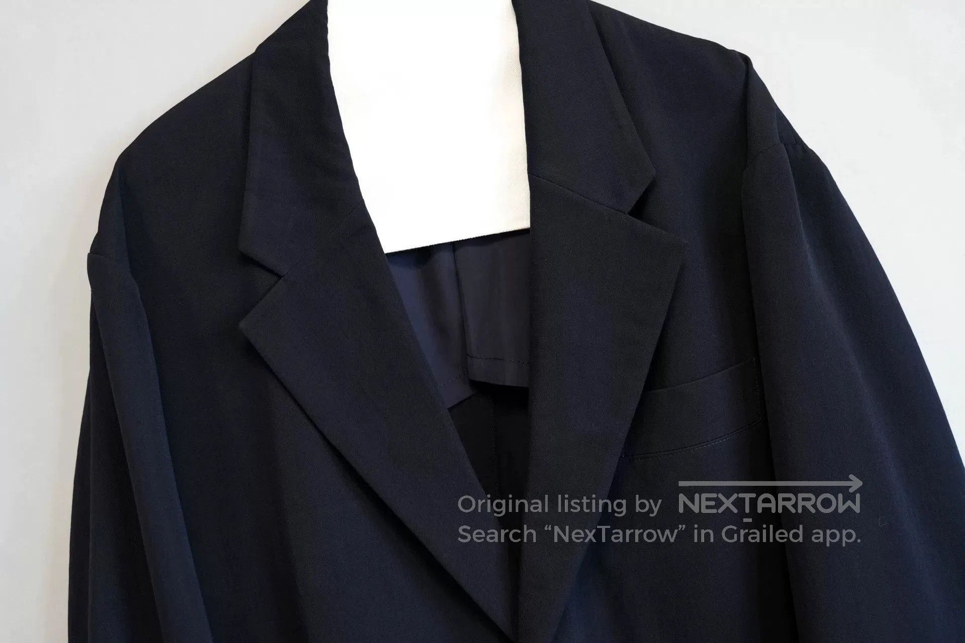 Yohji Yamamoto Yohji Yamamoto Wool Jacket Navy Blue. Size US M / EU 48-50 / 2 - 5 Thumbnail