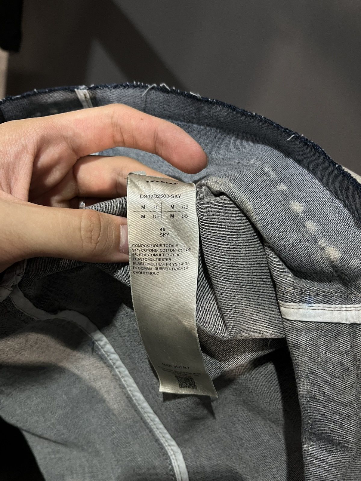 Rick Owens Drkshdw Rick Owens Drkshdw Splintered Denim Dress Size S / US 4 / IT 40 - 5 Thumbnail