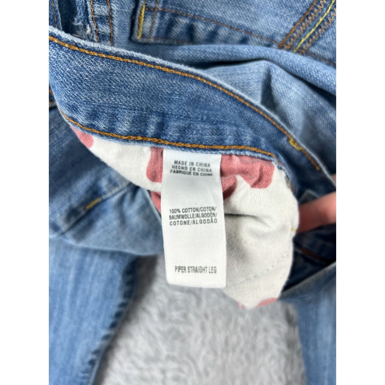Lucky Brand Lucky Brand Jeans Mens 36 Blue Denim Piper Straight Leg Cotton 34x27 READ Size US 36 / EU 52 - 7 Thumbnail
