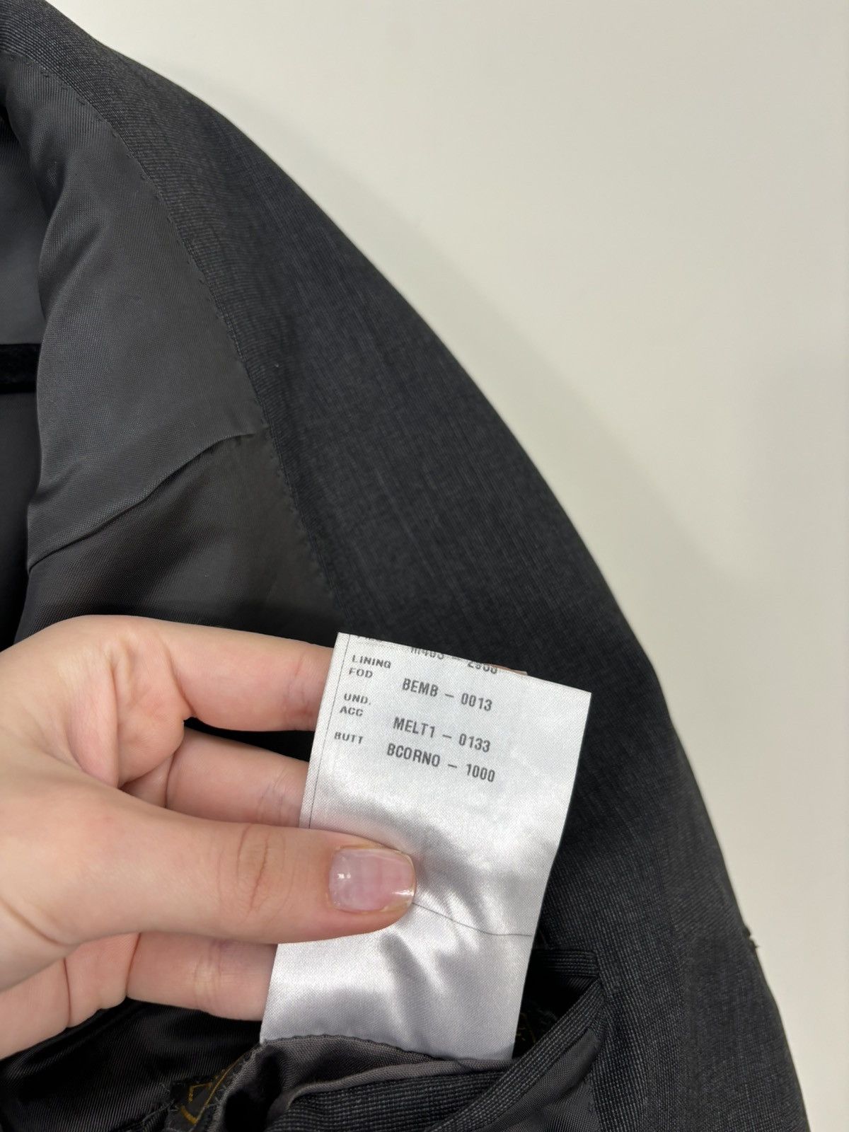 Caruso Raffaele Caruso Loro Piana Wool Men’s Gray Blazer Jacket Size 46L - 19 Thumbnail