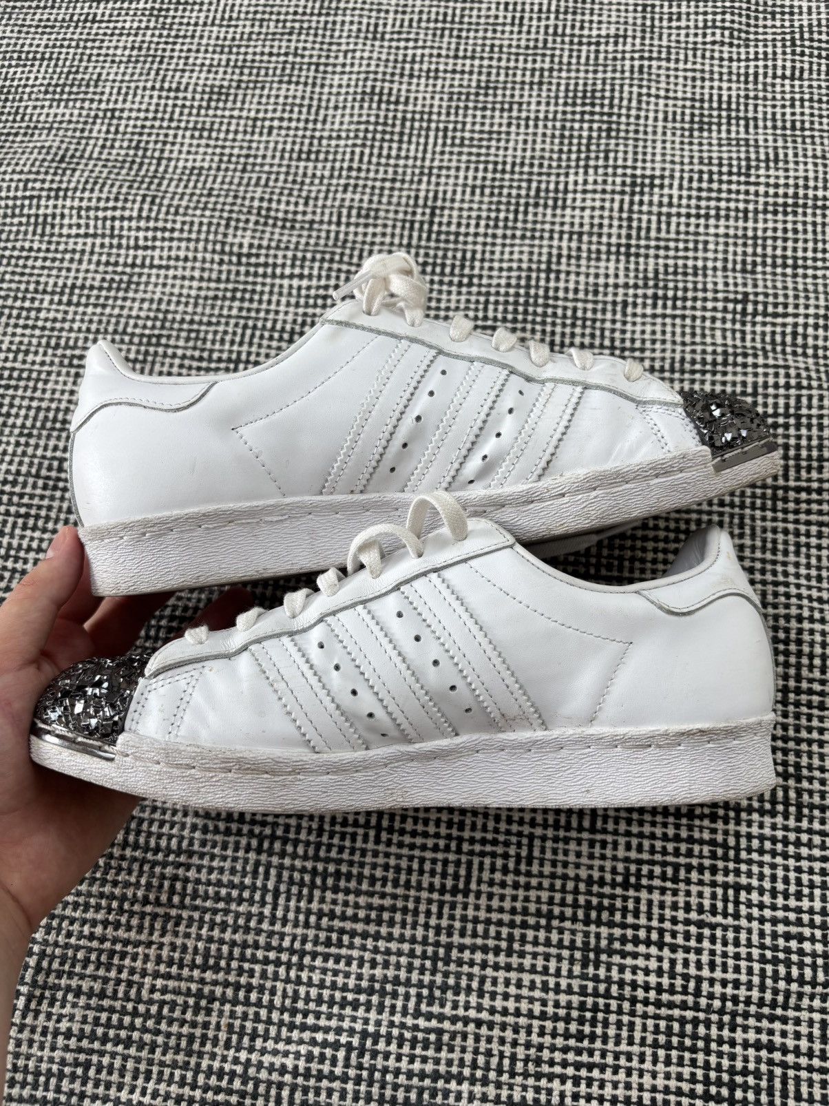 Adidas rare adidas superstar originals 80s metal toe sneakers Size US 7.5 / IT 37.5 - 3 Thumbnail