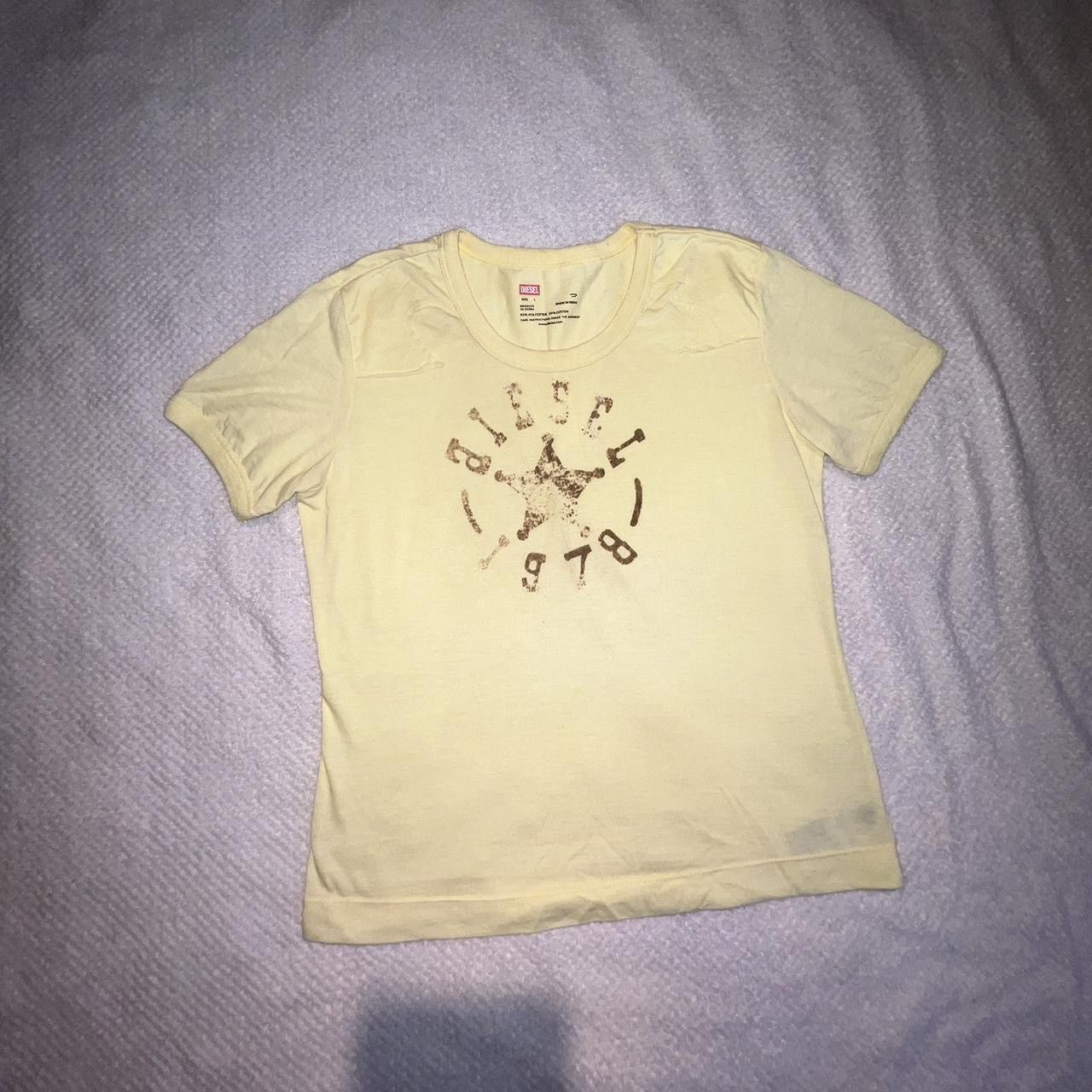 Diesel DIESEL Yellow Sheriff Star Tee – 1978 Graphic Size M / US 6-8 / IT 42-44 - 5 Thumbnail