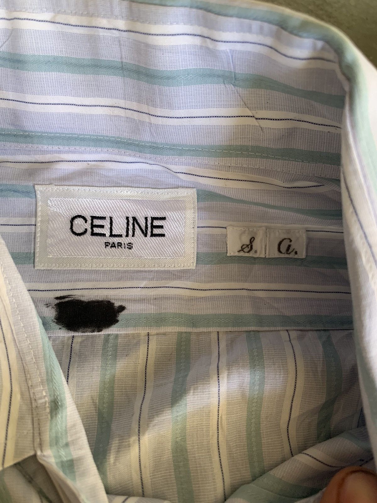 Celine CELINE ITALY DESIGNER SHIRT Size US XL / EU 56 / 4 - 4 Thumbnail