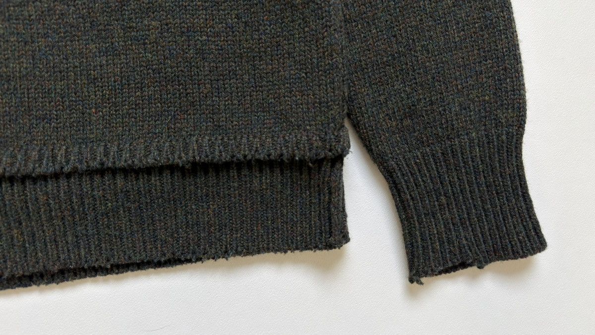 Maison Margiela A/W 21 Distressed Hems Wool Sweater Size US M / EU 48-50 / 2 - 10 Thumbnail