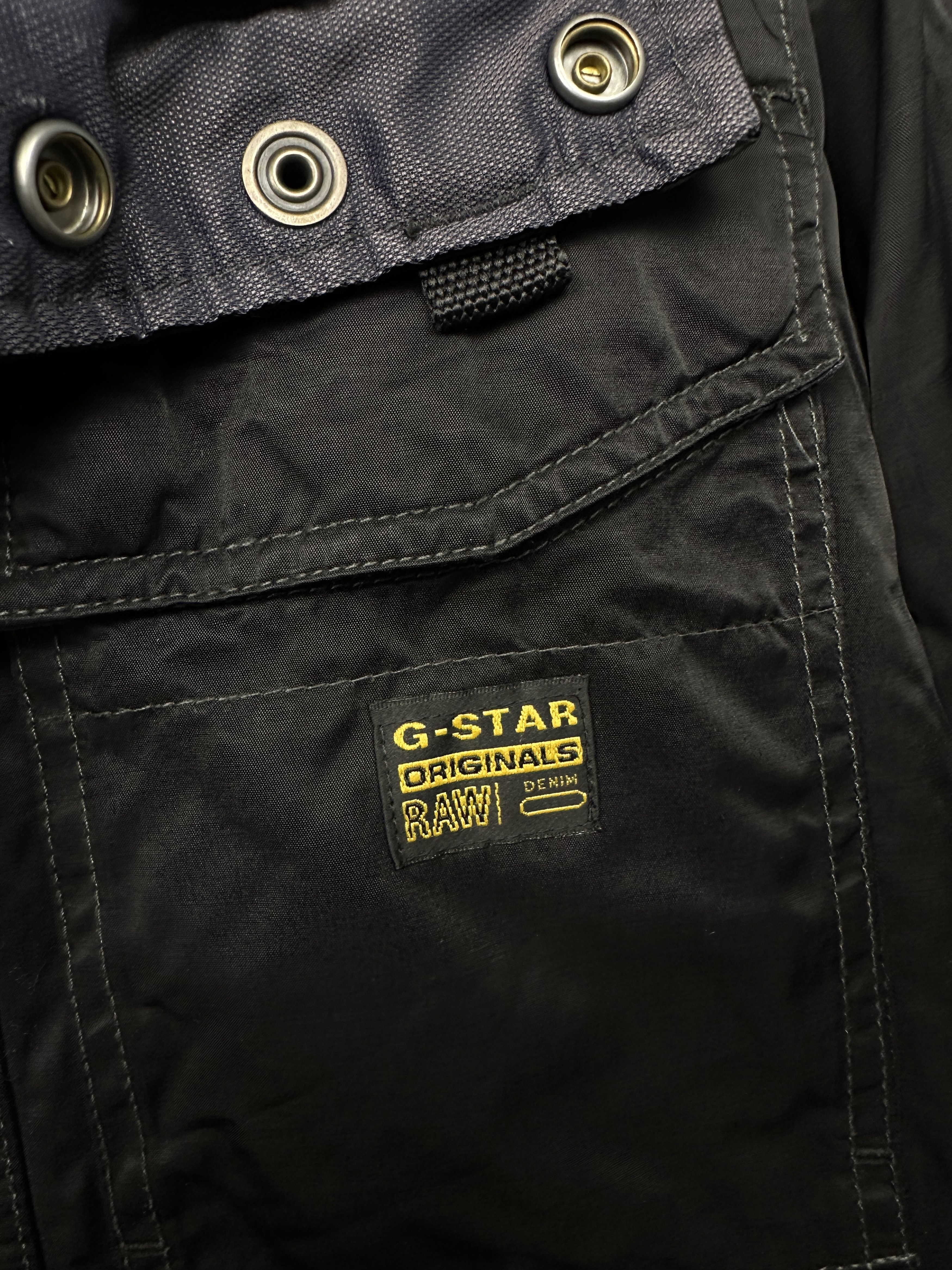 G-Star G Star Raw Vintage Mens Field Hooded Bomber Jacket Size US L / EU 52-54 / 3 - 3 Thumbnail