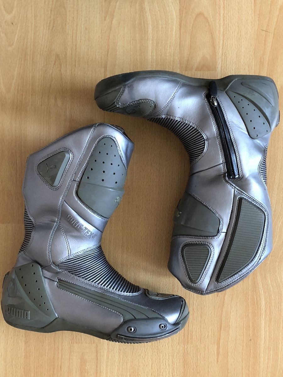 image of Silver Puma Gore-Tex Desmo V2 Moto Boots, Men's (Size 9)