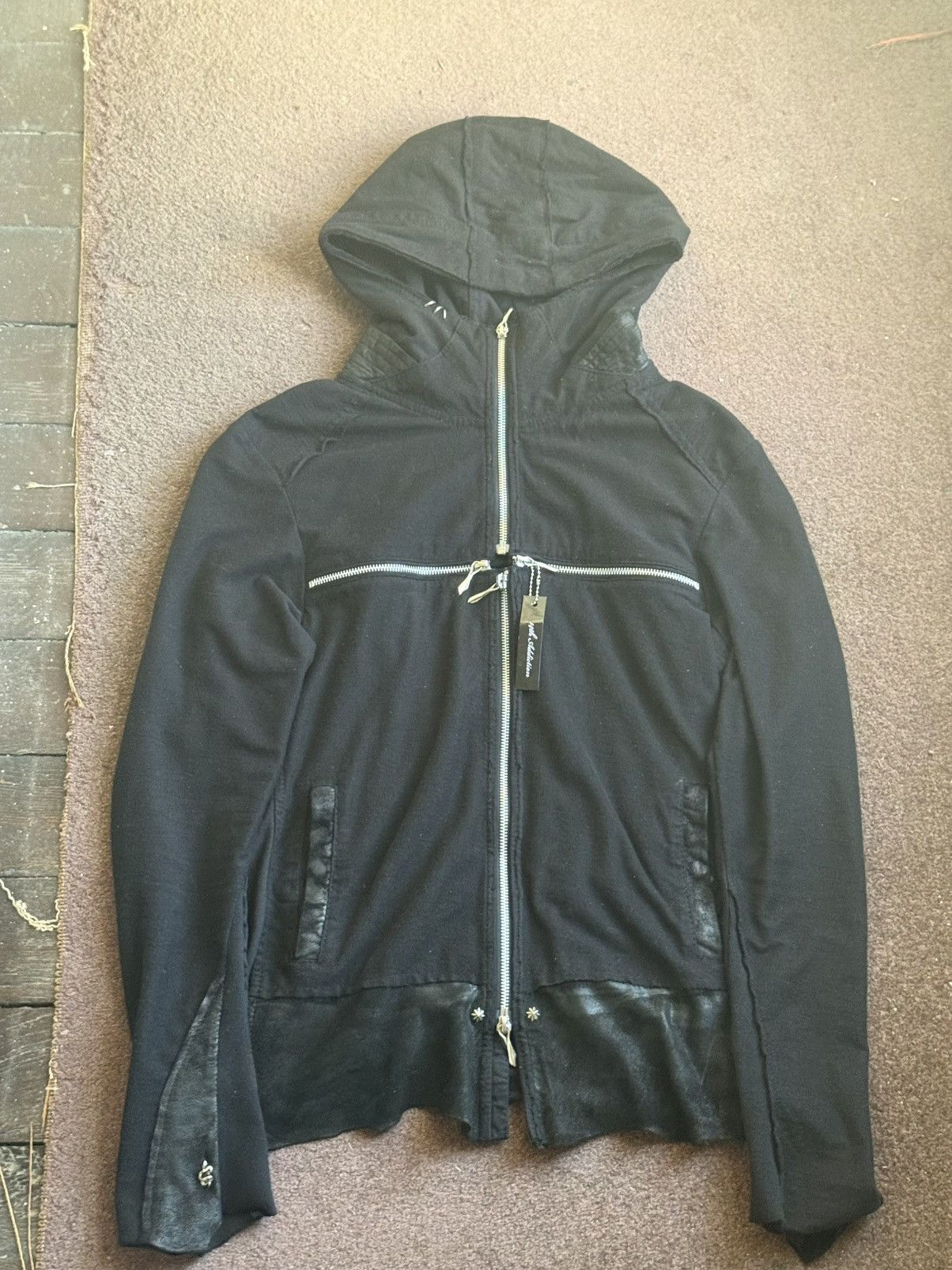 14th Addiction 14th Addiction B. Terry Cross Zip Hoodie | Grailed