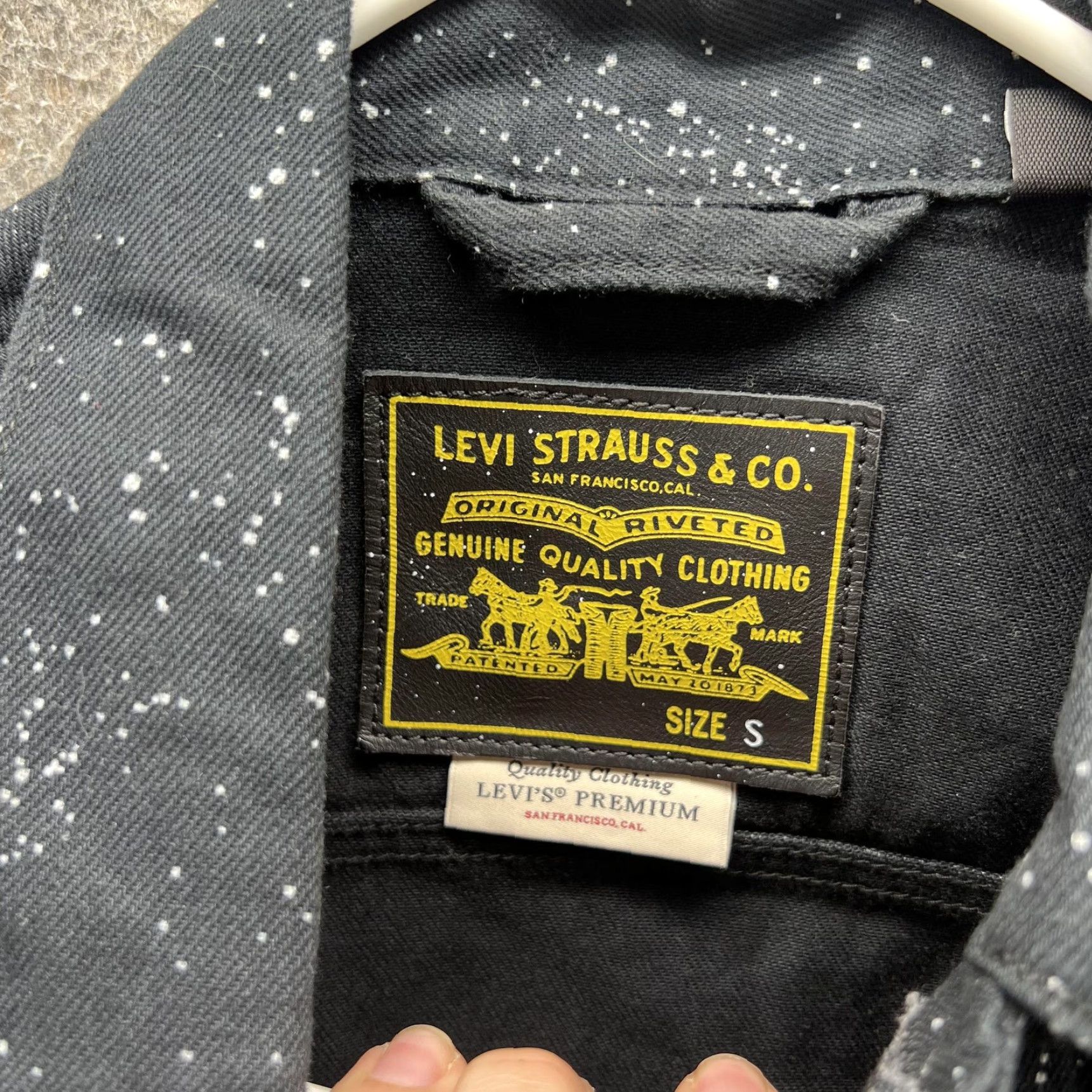Levi's Levi's x Starwars Jacket Mens Small Black Denim Starfighter Darth Vader Trucker Jacket Size US S / EU 44-46 / 1 - 2 Thumbnail