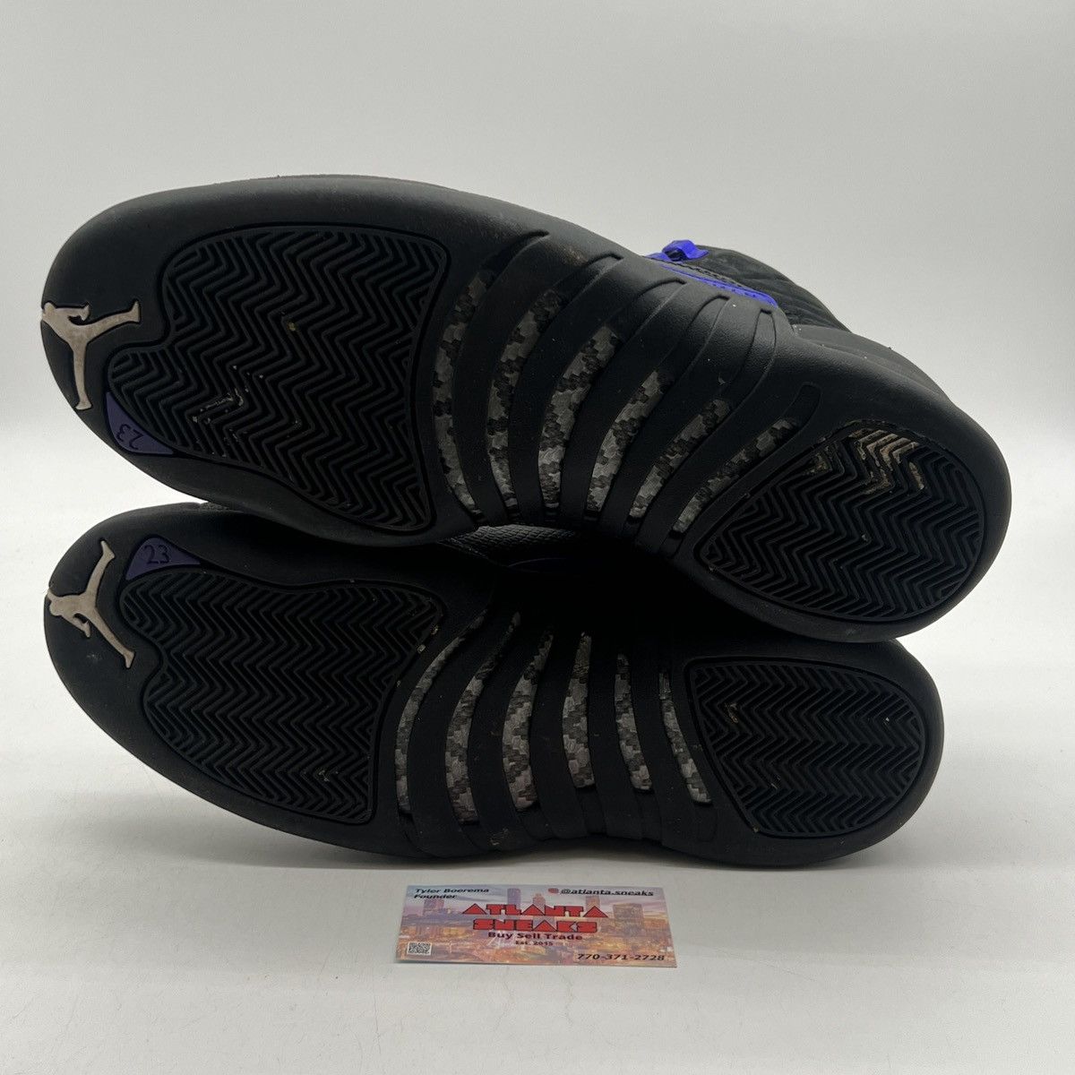 Jordan Brand Air Jordan 12 Dark Concord Size US 12 / EU 45 - 7 Thumbnail