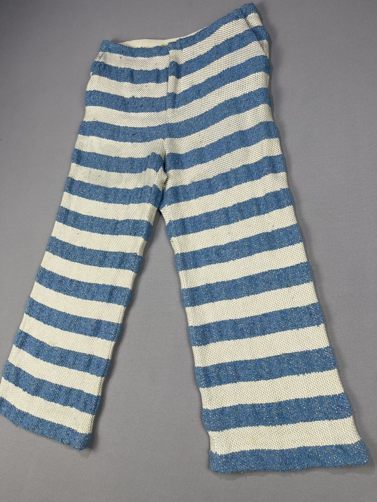 KEITAMARUYAMA Keita Mruyama Knit Stripes Quater Pants Size 26" / US 2 / IT 38 - 2 Thumbnail