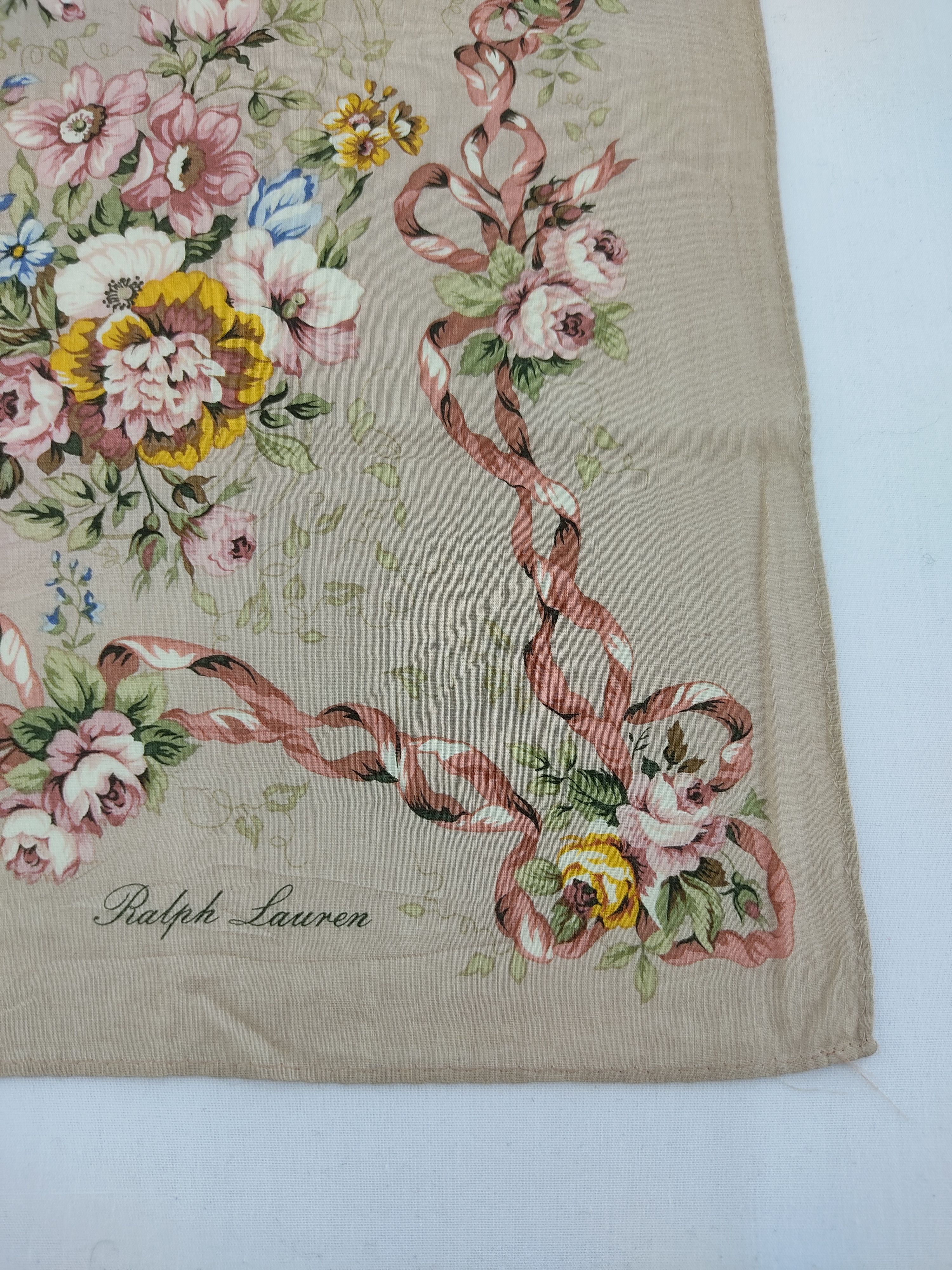 Ralph Lauren × Vintage Ralph Lauren Handkerchief / Neckwear / Bandana Size ONE SIZE - 4 Thumbnail