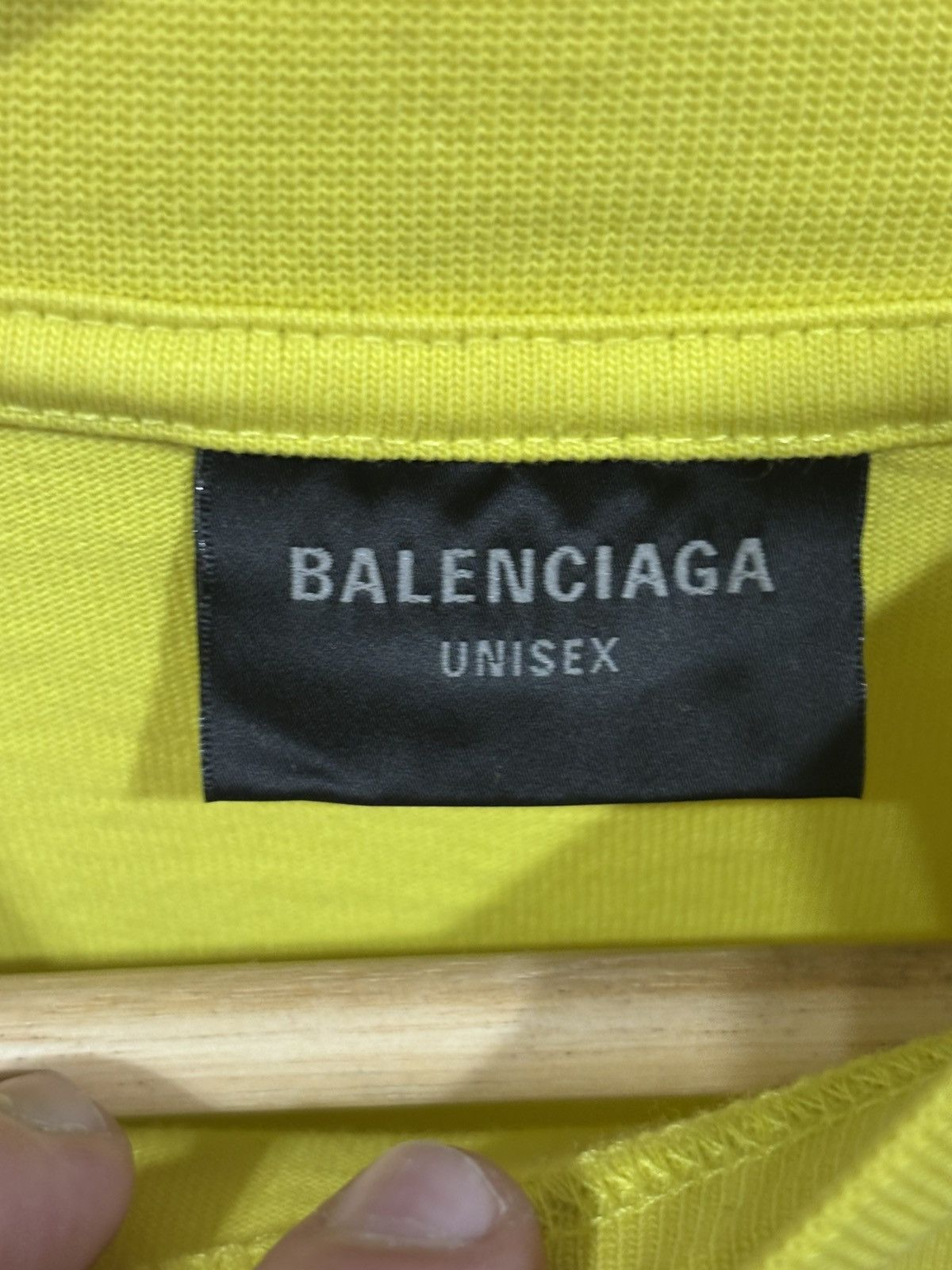 Balenciaga Balenciaga Darkwave Yellow Tee Size US M / EU 48-50 / 2 - 3 Thumbnail