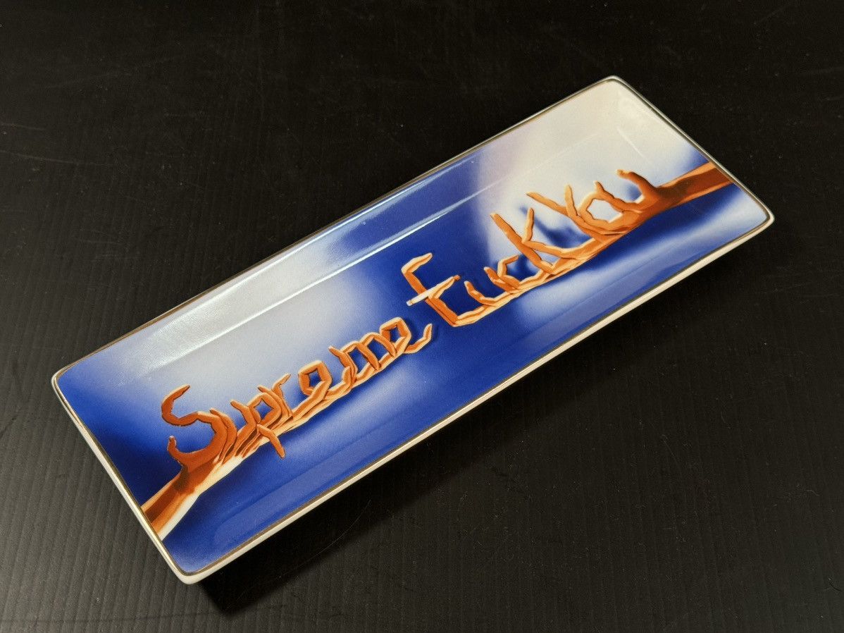 激レア）supreme fuck you 長皿