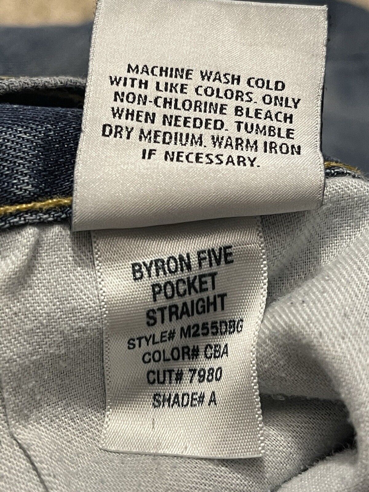 Hudson × Vintage Hudson Byron Straight Jeans Men’s Blue Medium-Dark Size US 36 / EU 52 - 17 Thumbnail